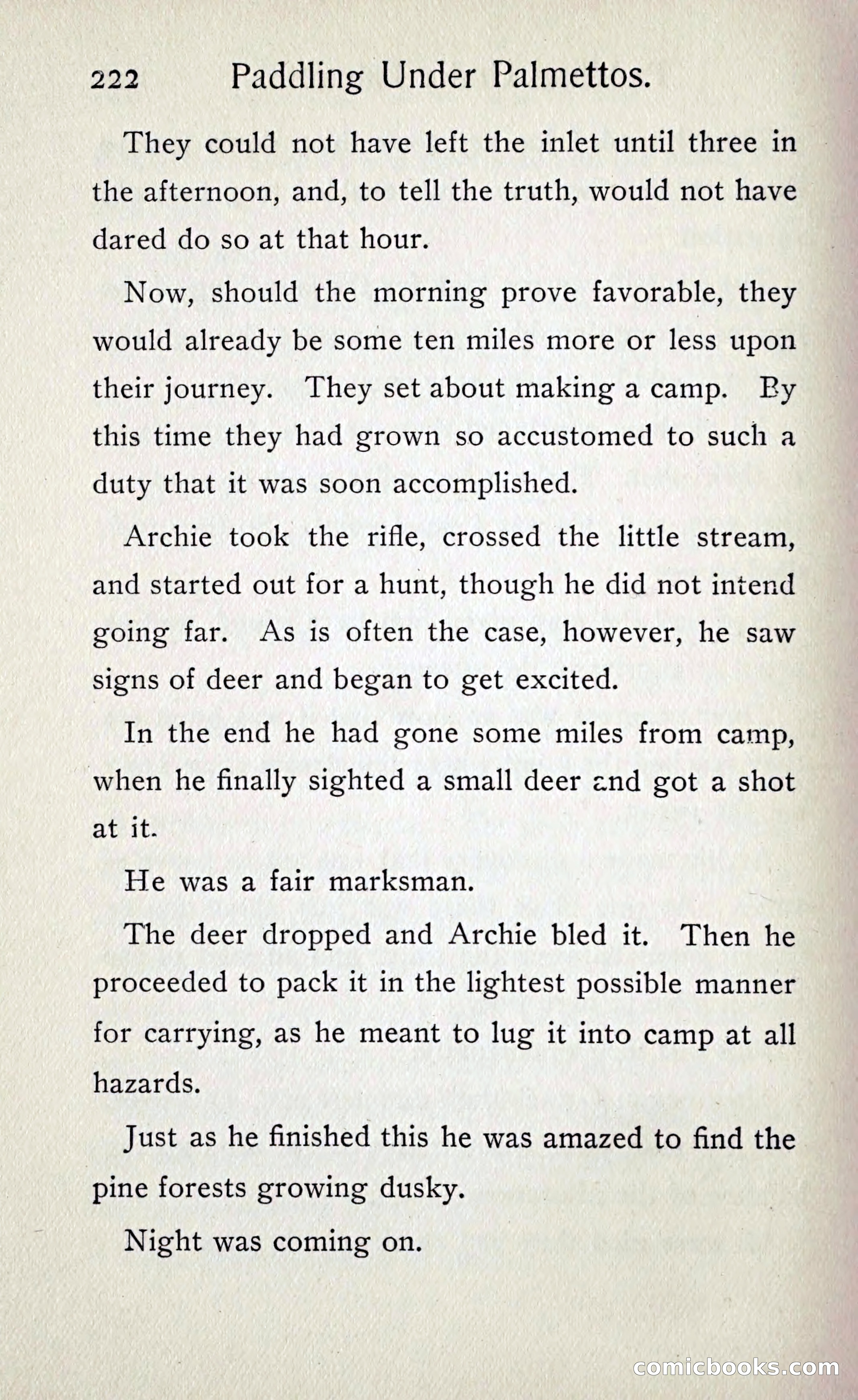 Paddling under Palmettos — page 229 of 299