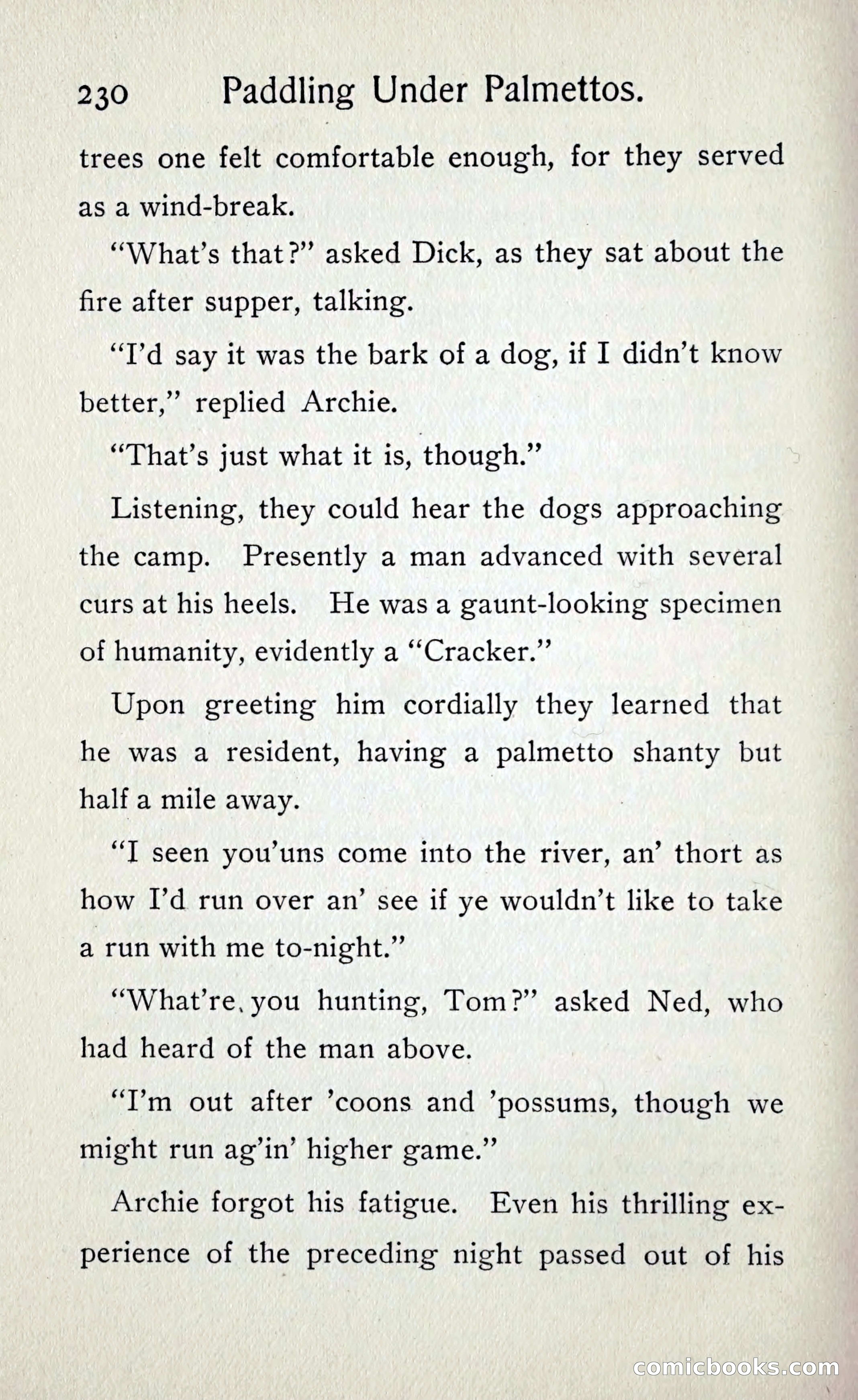 Paddling under Palmettos — page 237 of 299