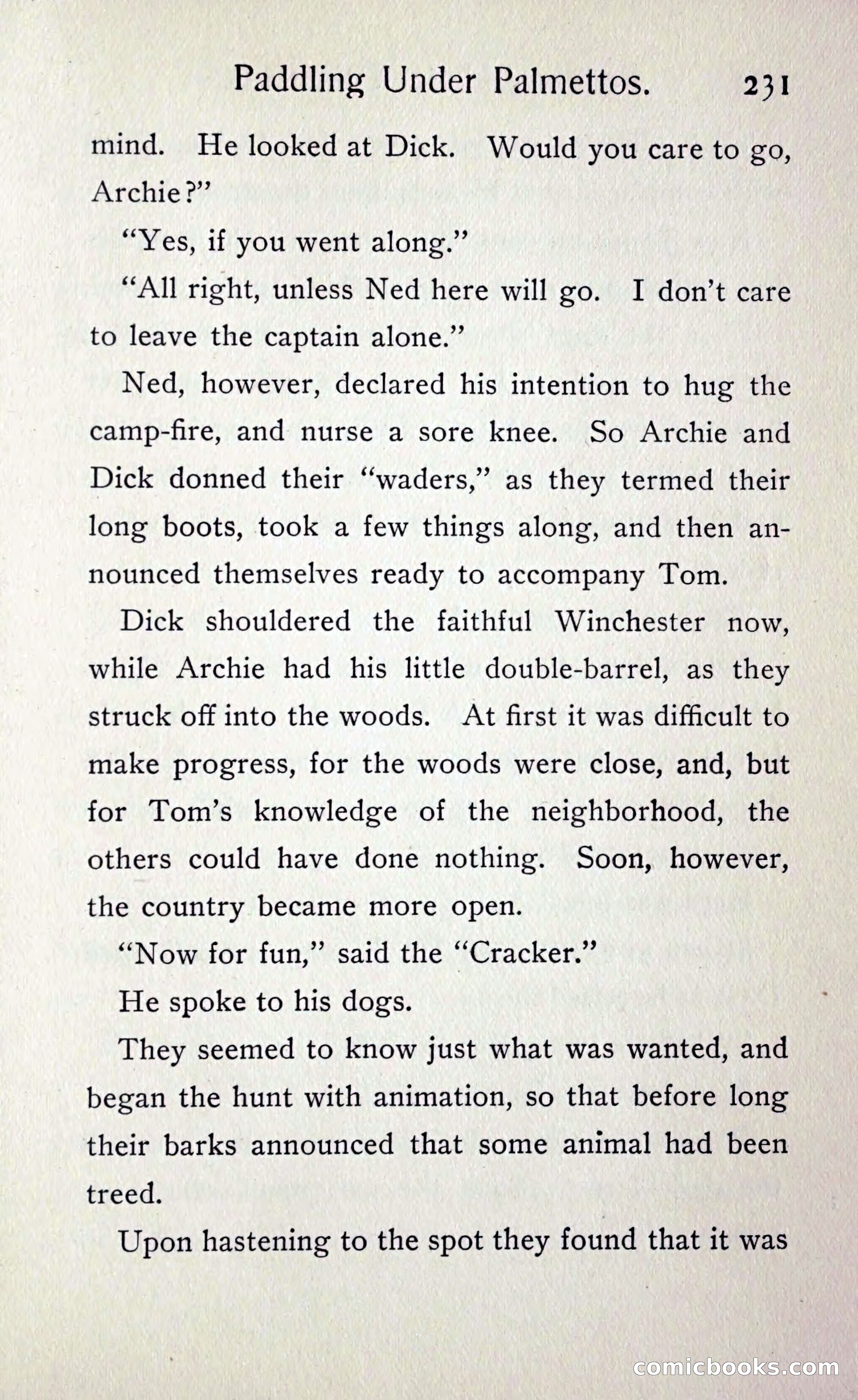 Paddling under Palmettos — page 238 of 299