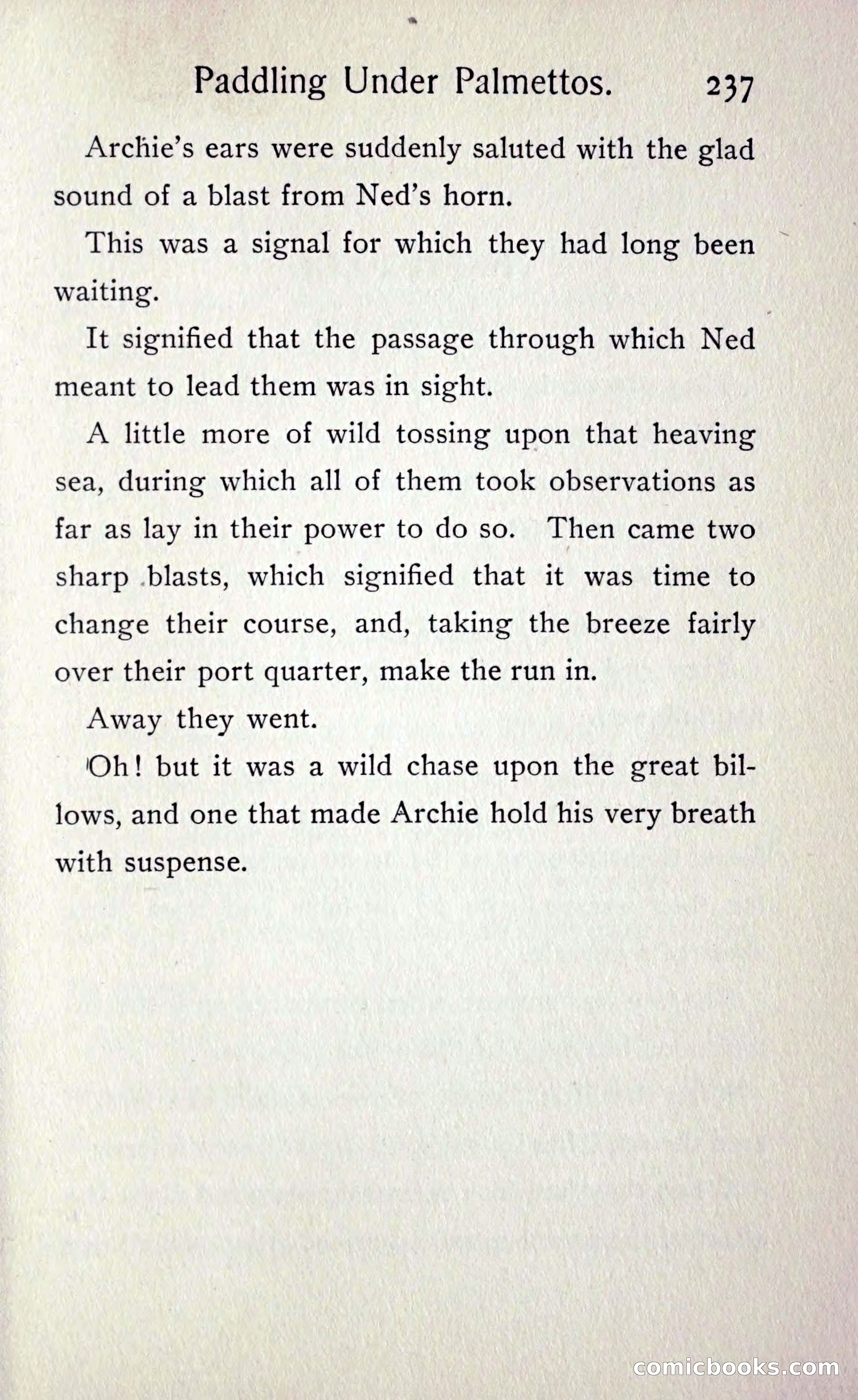 Paddling under Palmettos — page 244 of 299