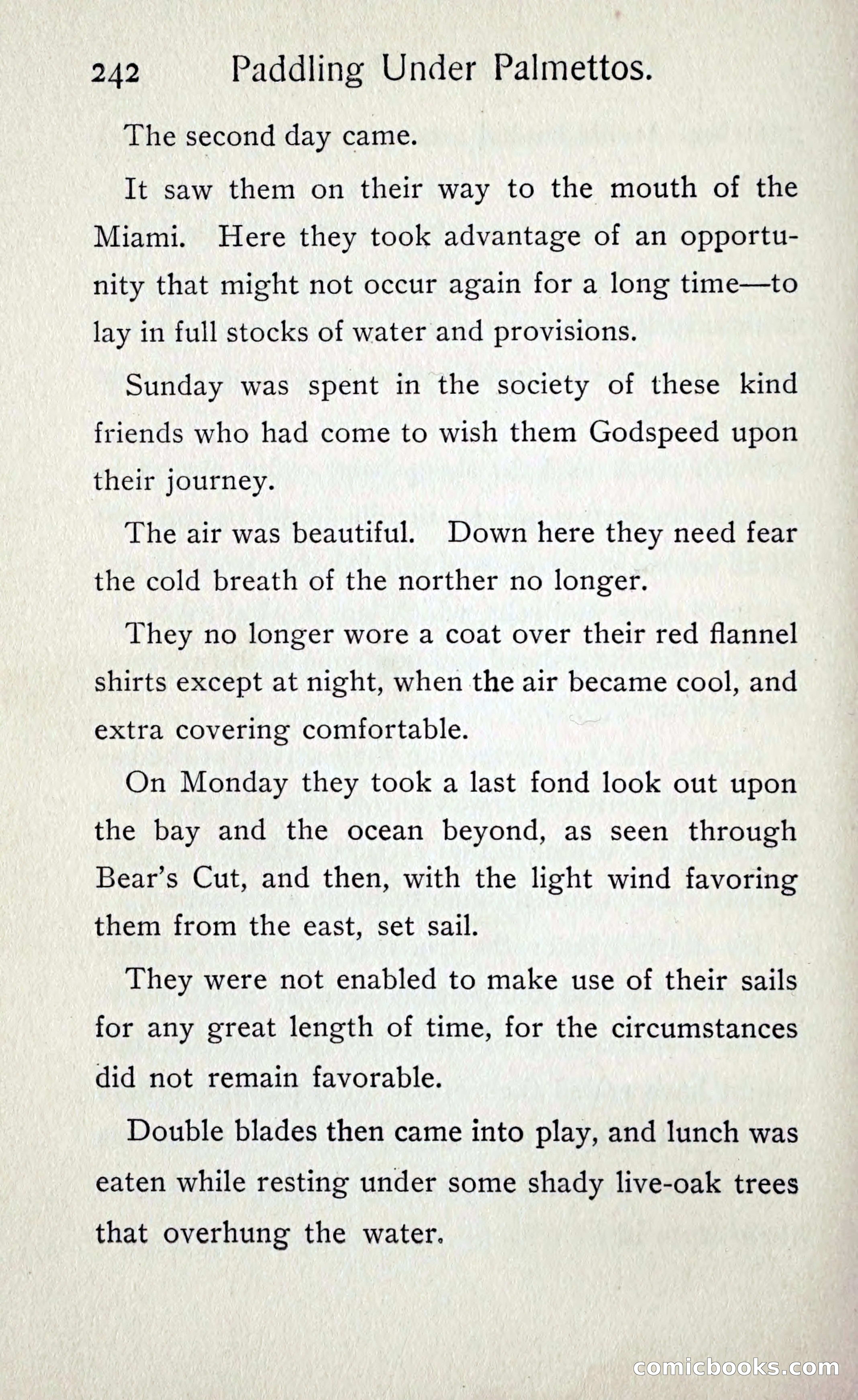 Paddling under Palmettos — page 249 of 299