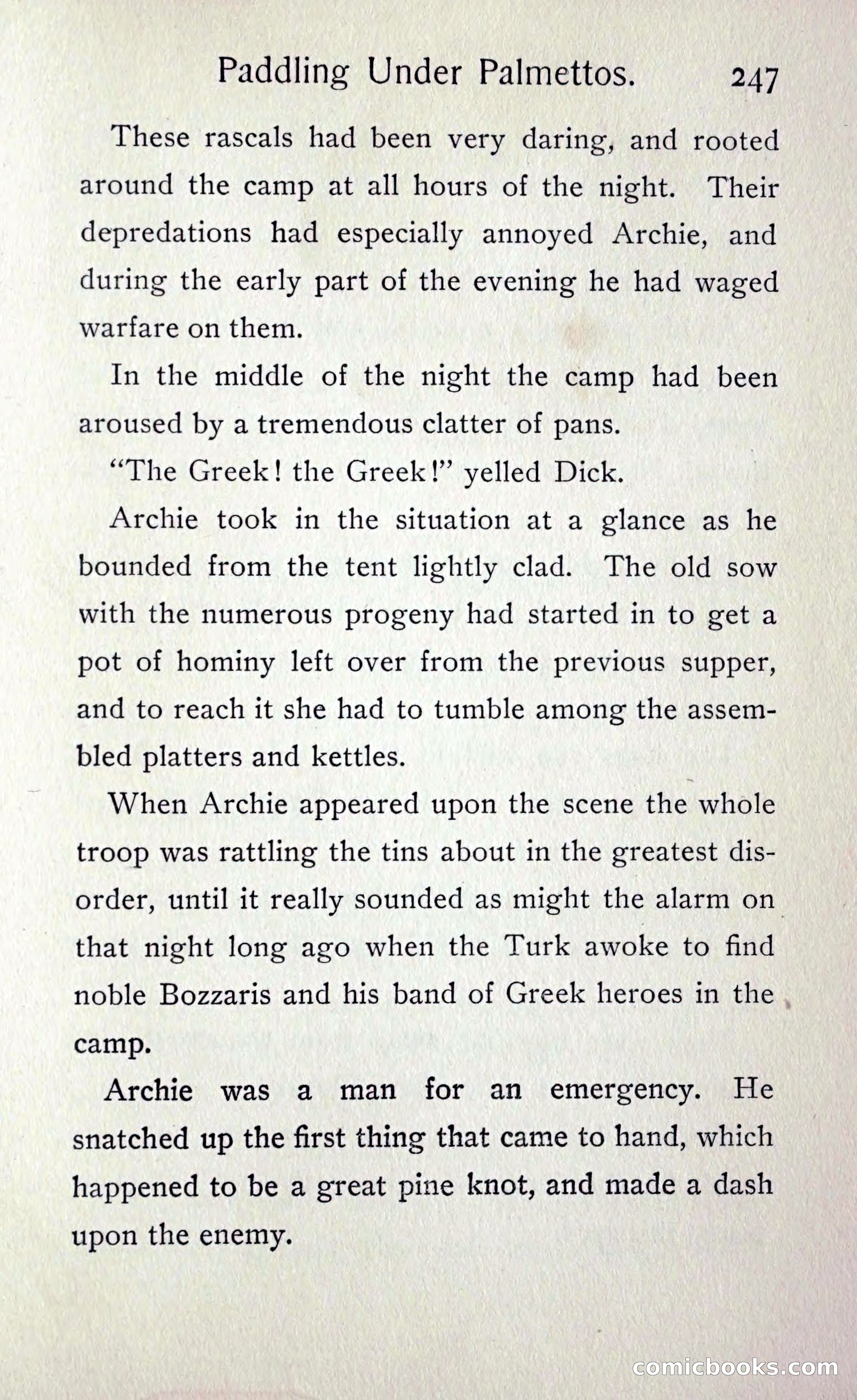 Paddling under Palmettos — page 256 of 299