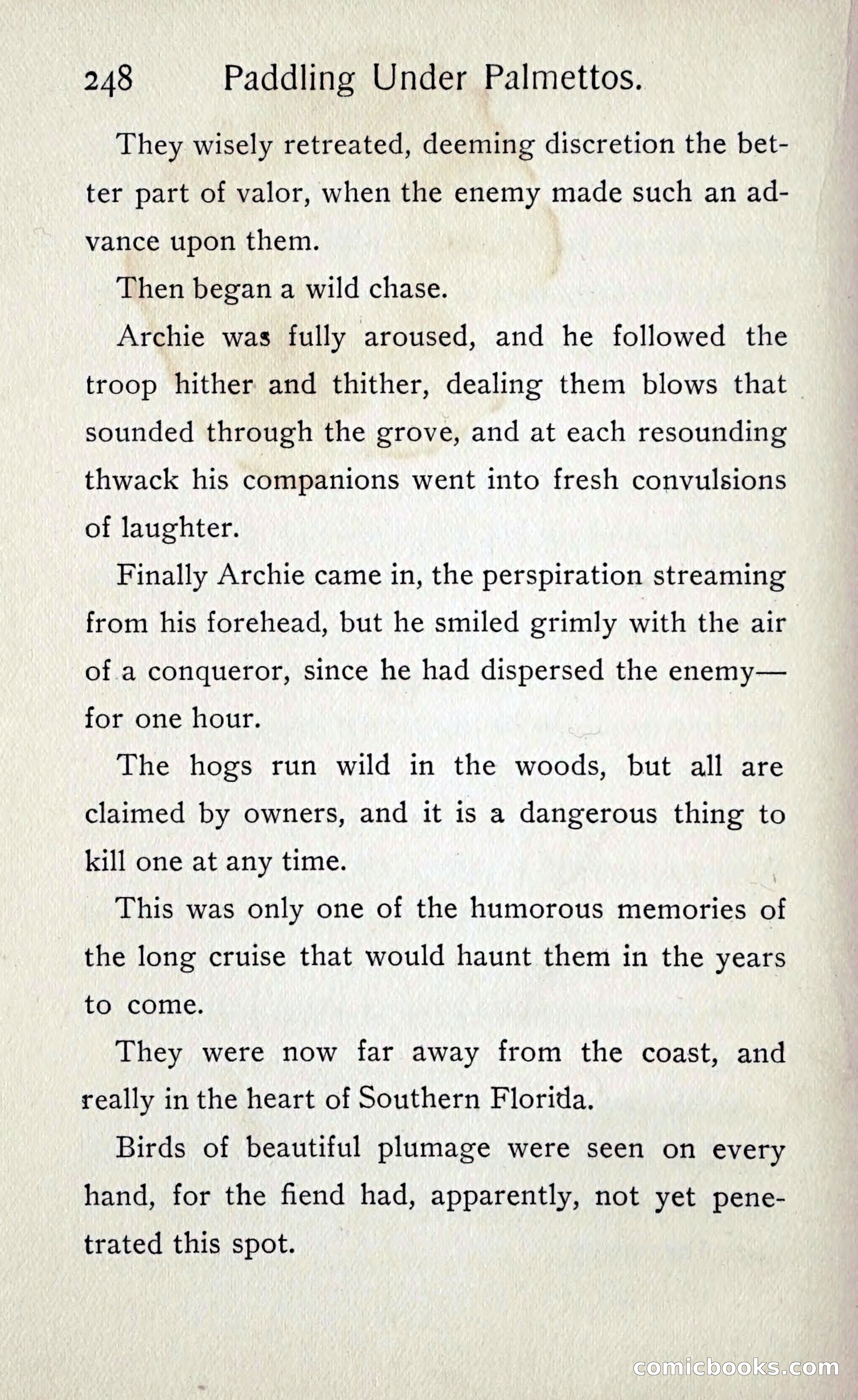 Paddling under Palmettos — page 257 of 299
