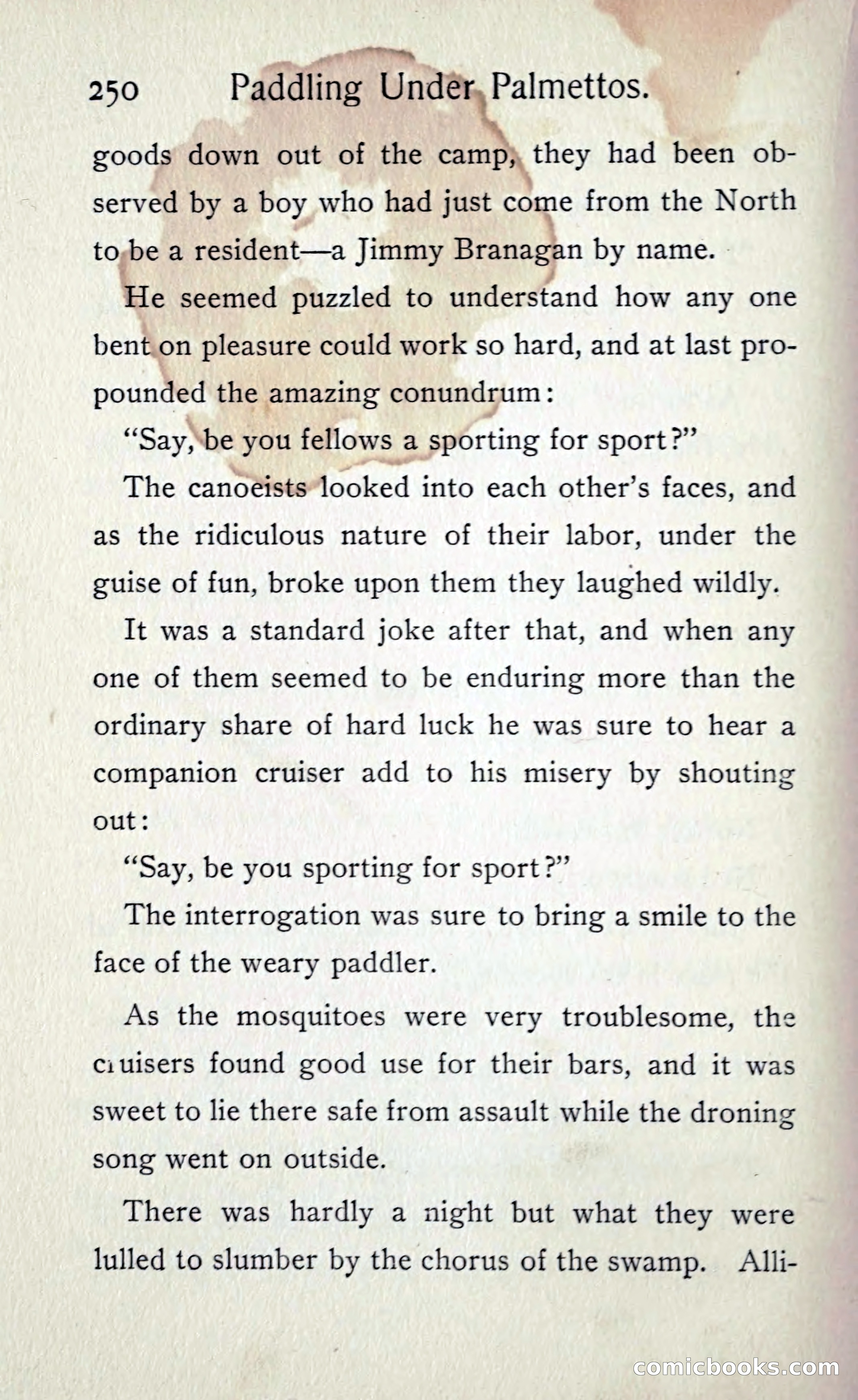 Paddling under Palmettos — page 259 of 299