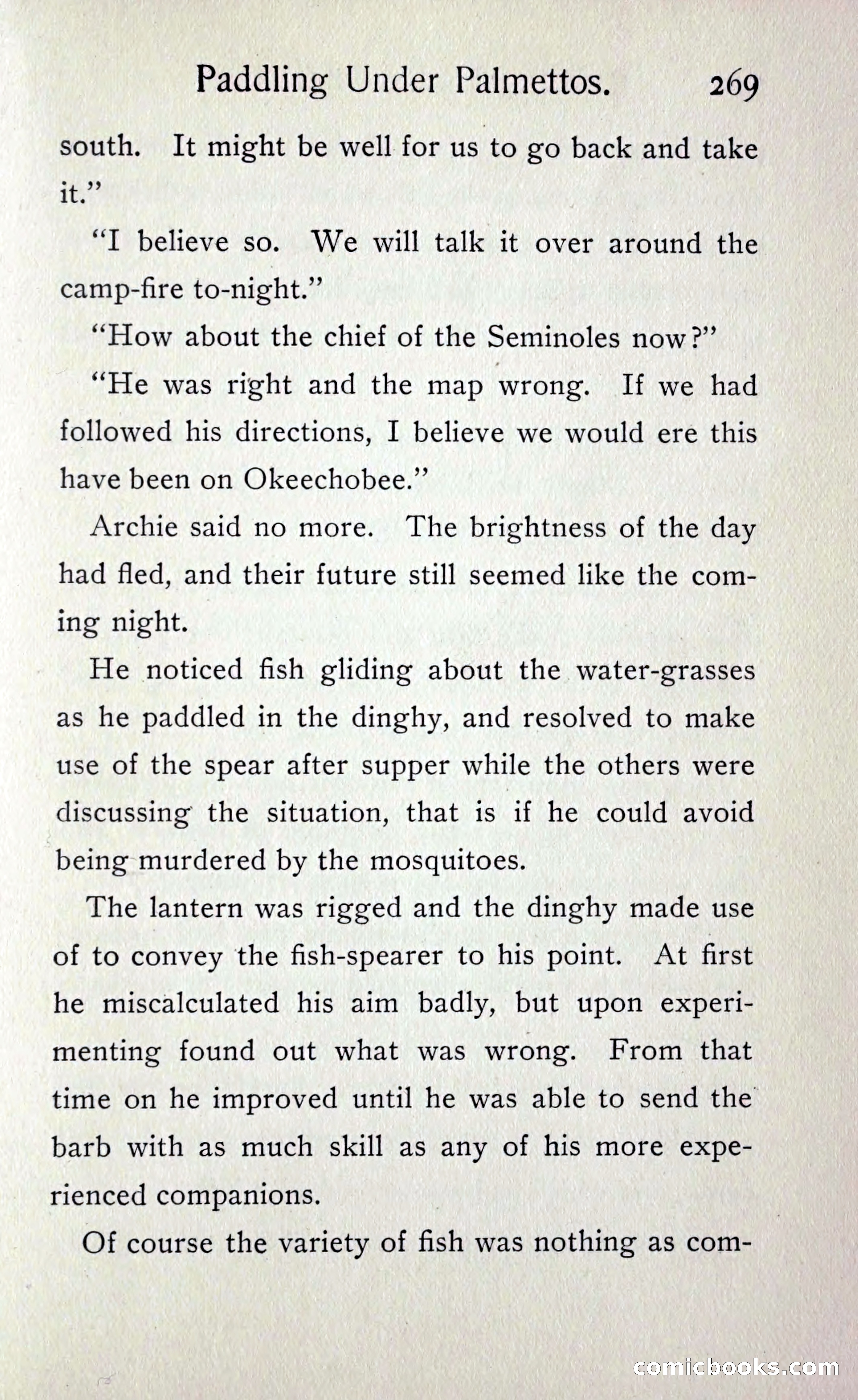 Paddling under Palmettos — page 278 of 299