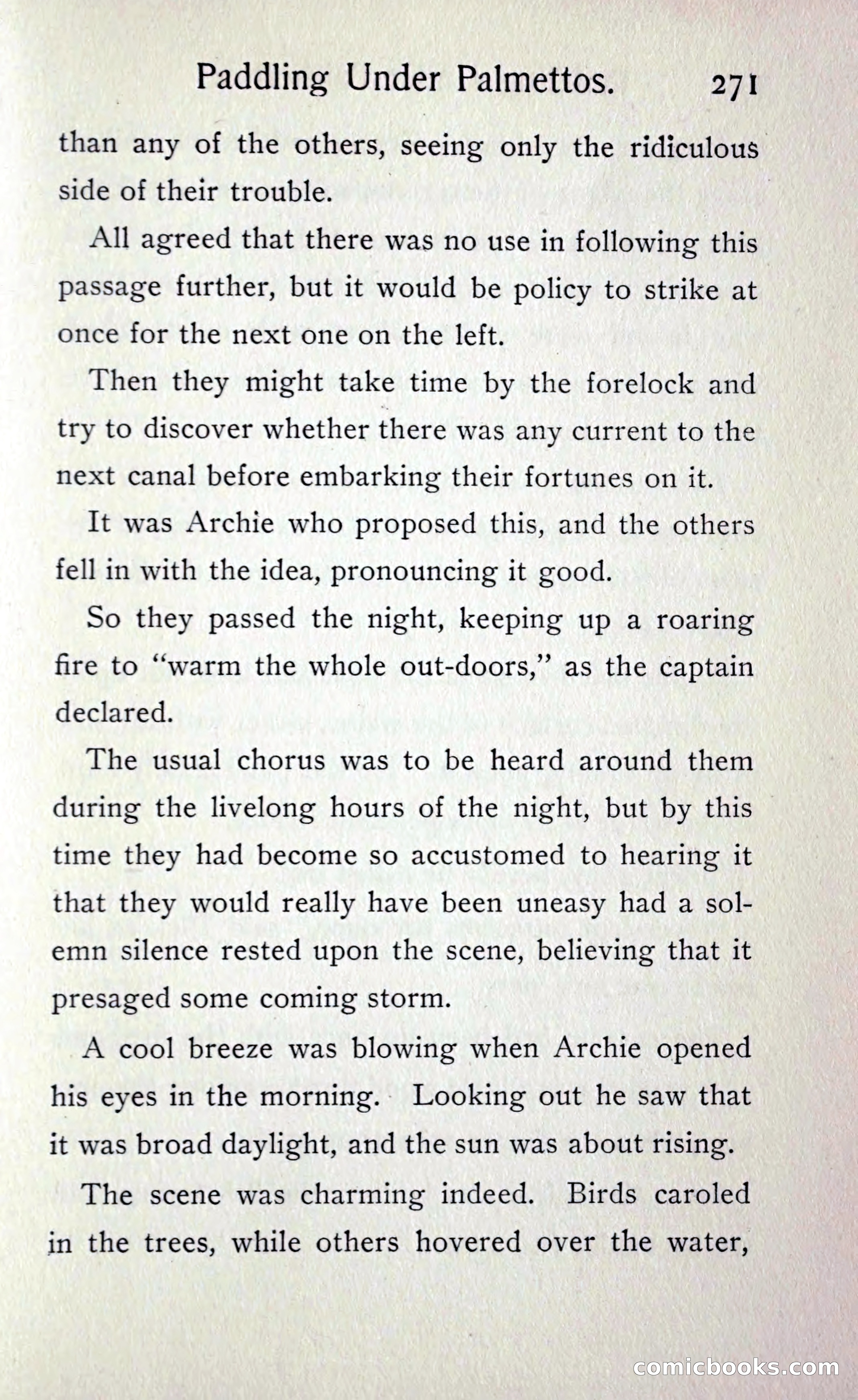 Paddling under Palmettos — page 280 of 299