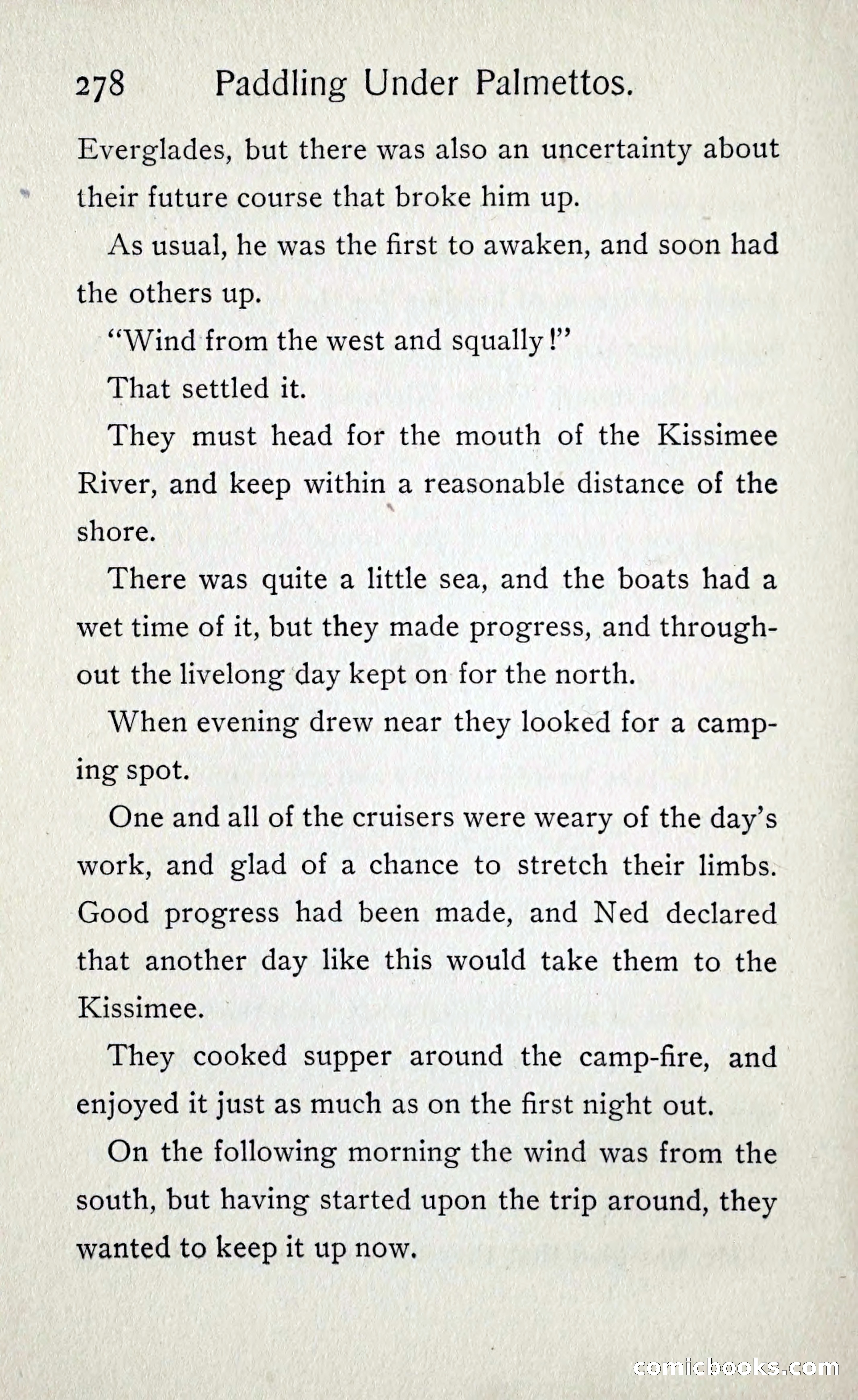 Paddling under Palmettos — page 287 of 299