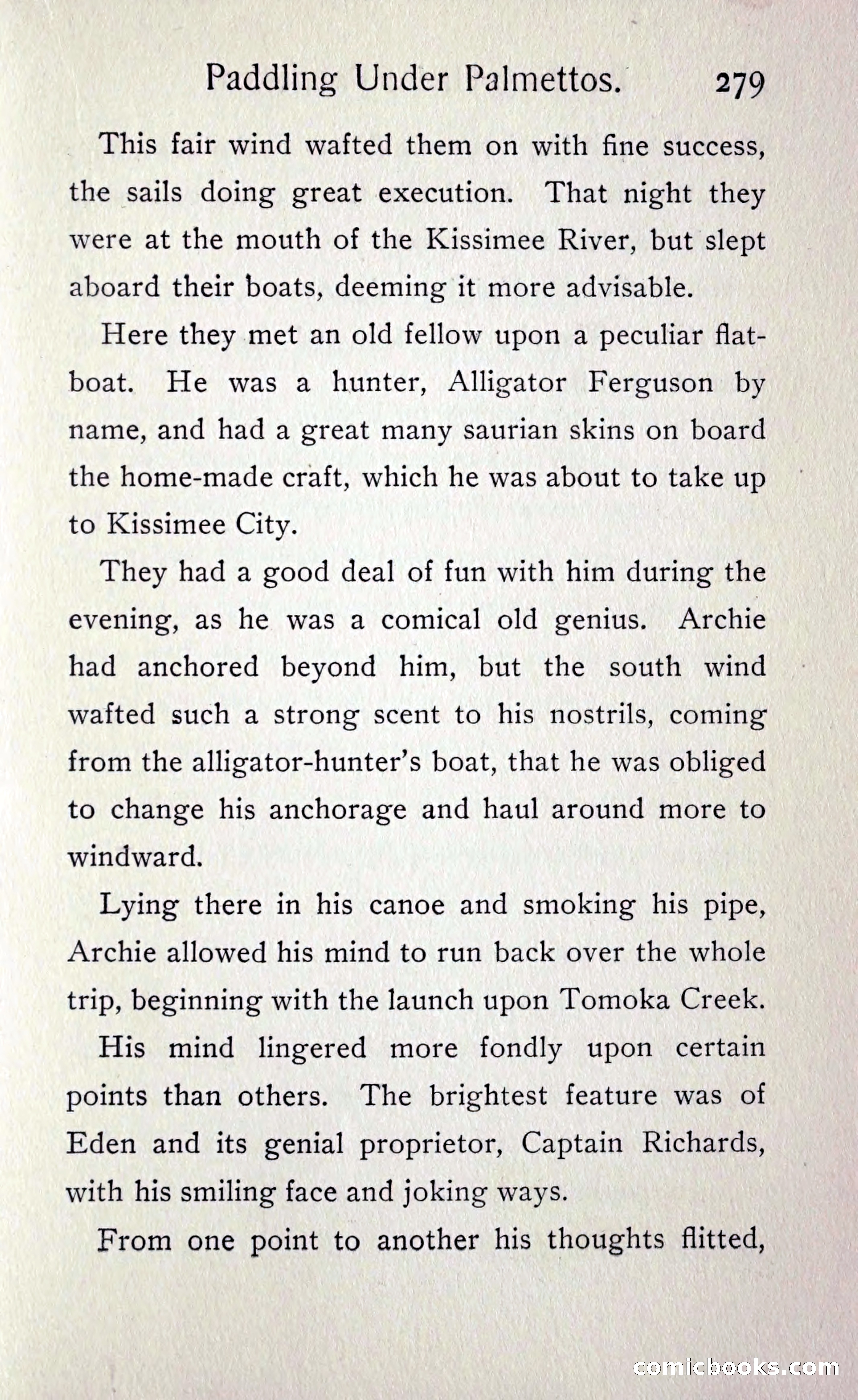 Paddling under Palmettos — page 288 of 299