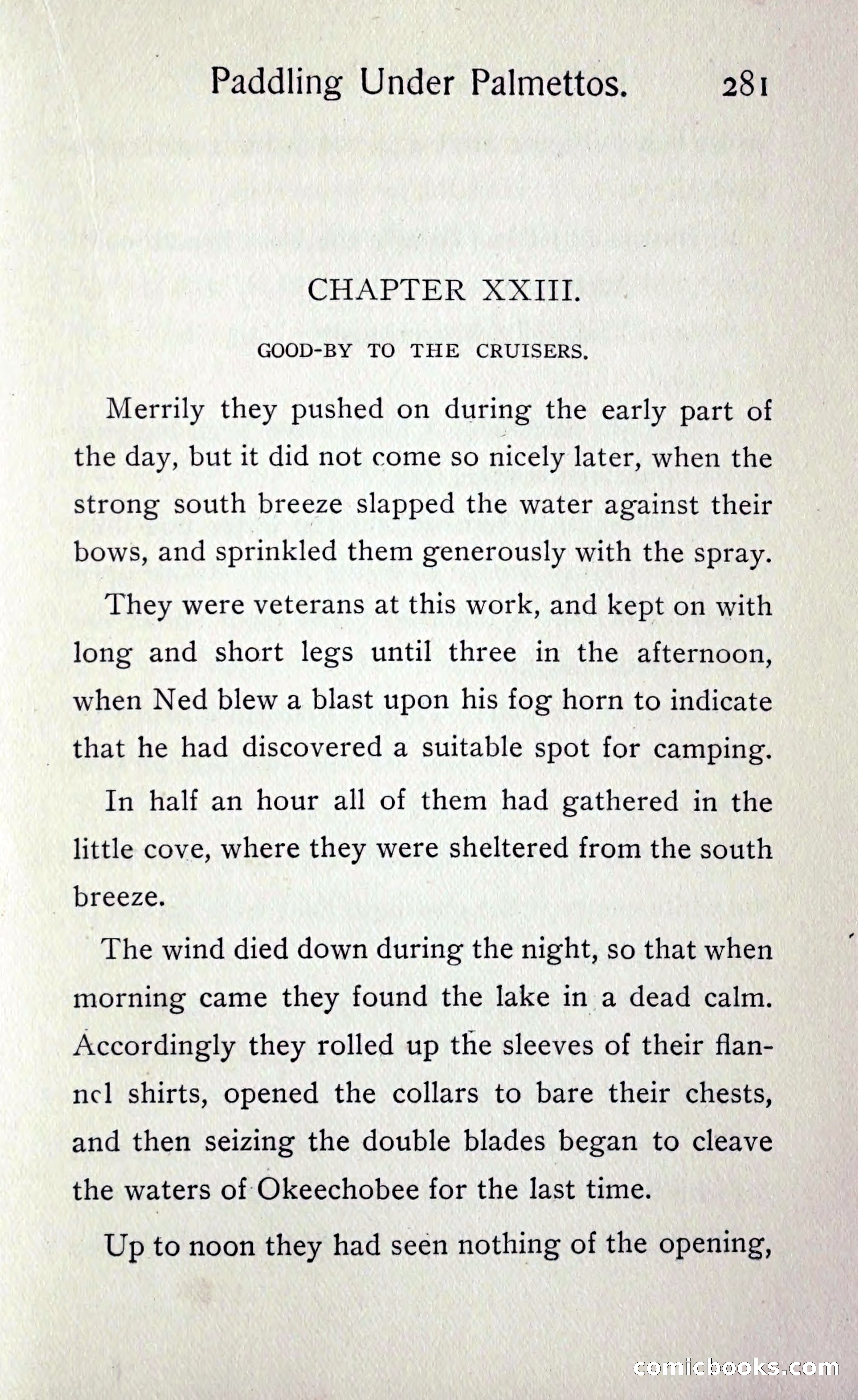 Paddling under Palmettos — page 290 of 299