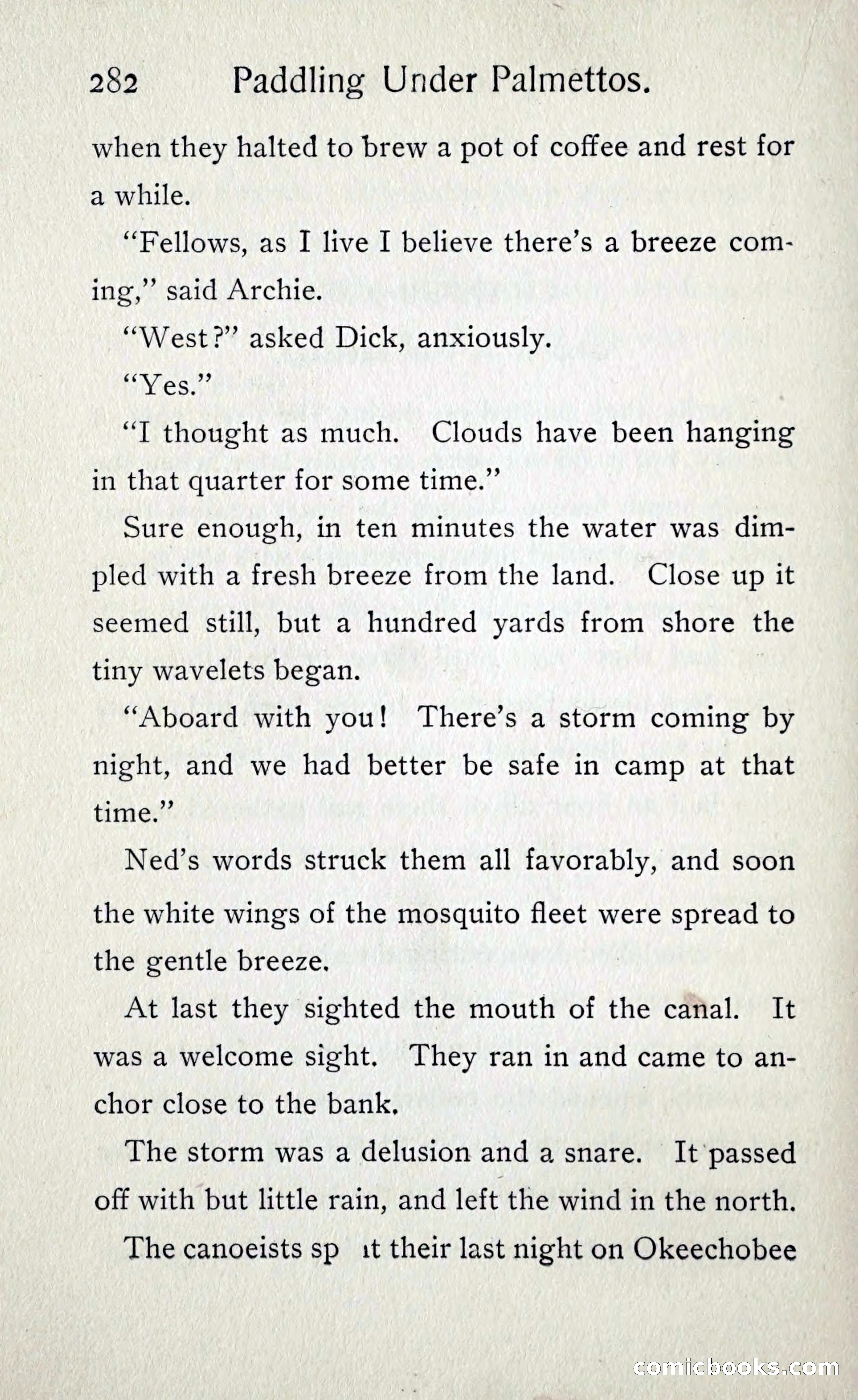 Paddling under Palmettos — page 291 of 299