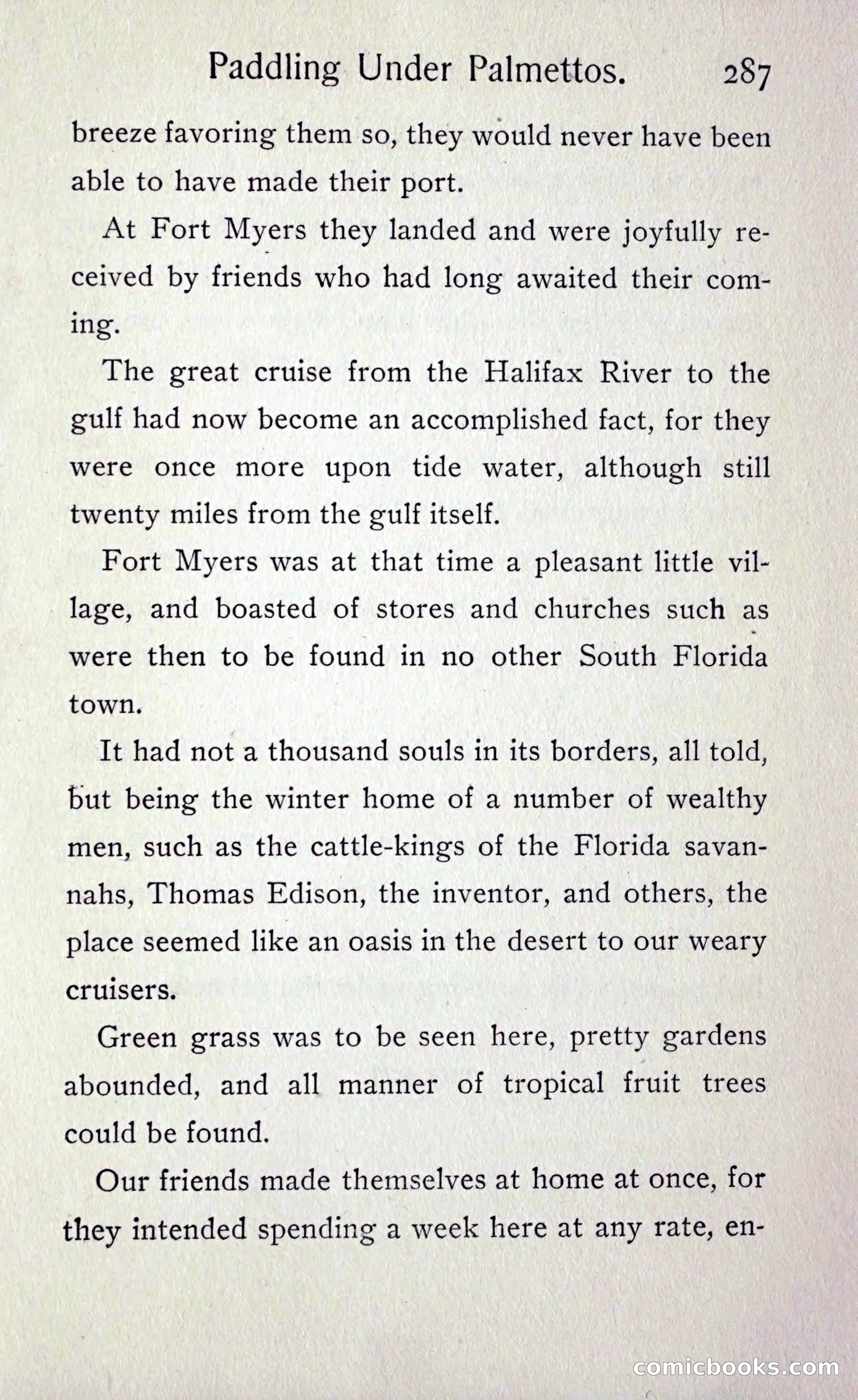 Paddling under Palmettos — page 296 of 299