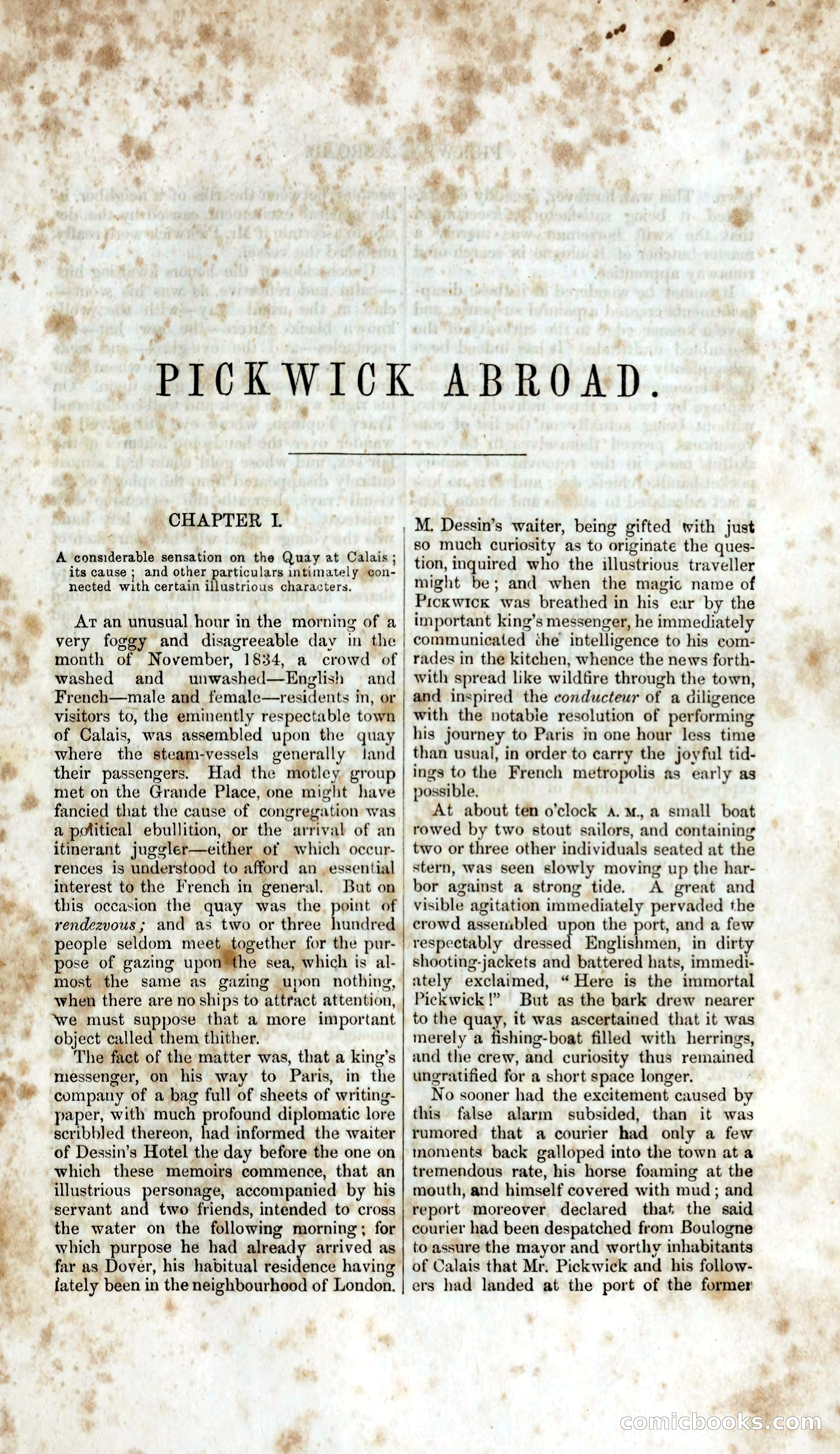 Pickwick Abroad: A Companion to the Pickwick Papers — page 9 of 400