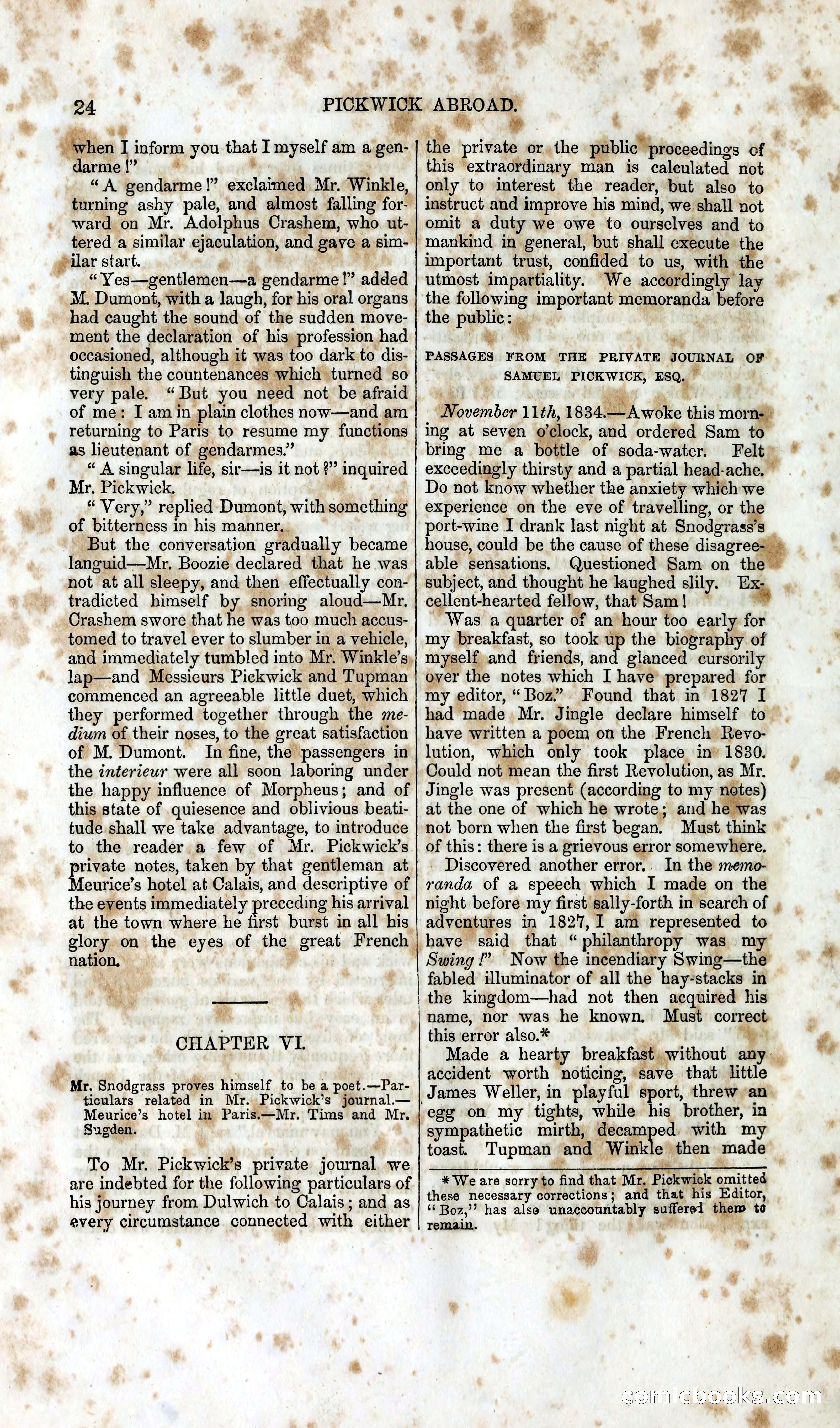 Pickwick Abroad: A Companion to the Pickwick Papers — page 32 of 400