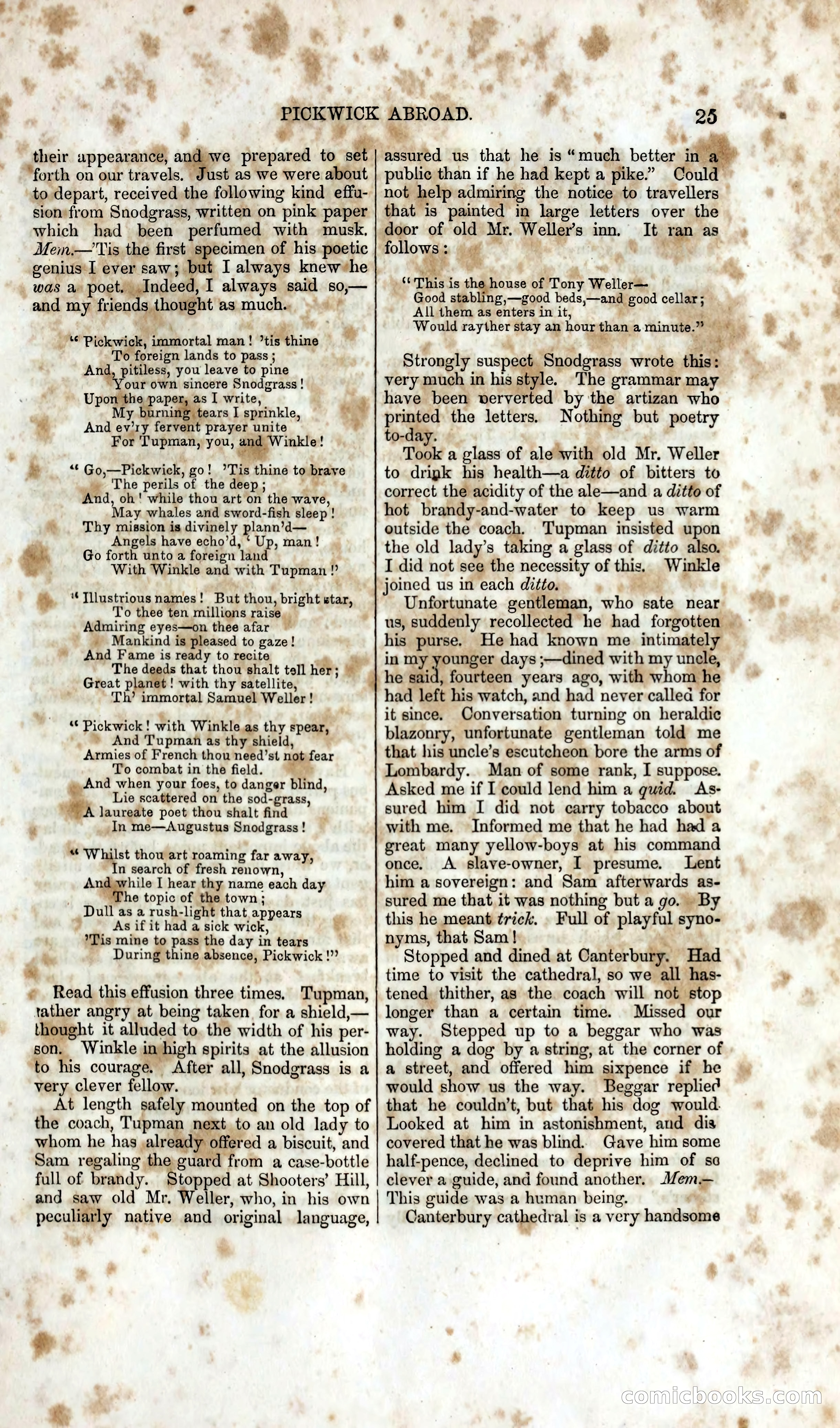 Pickwick Abroad: A Companion to the Pickwick Papers — page 33 of 400