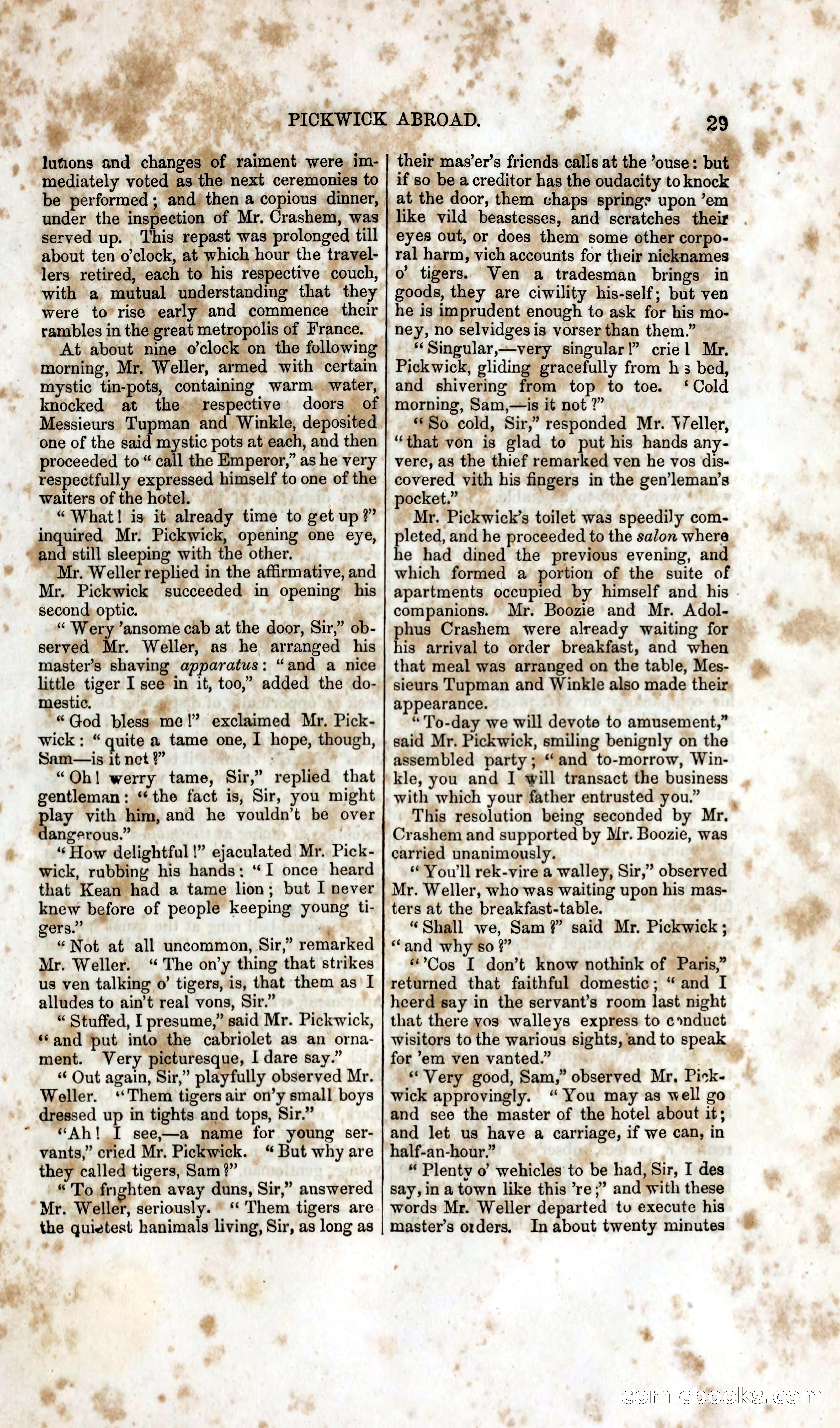 Pickwick Abroad: A Companion to the Pickwick Papers — page 37 of 400