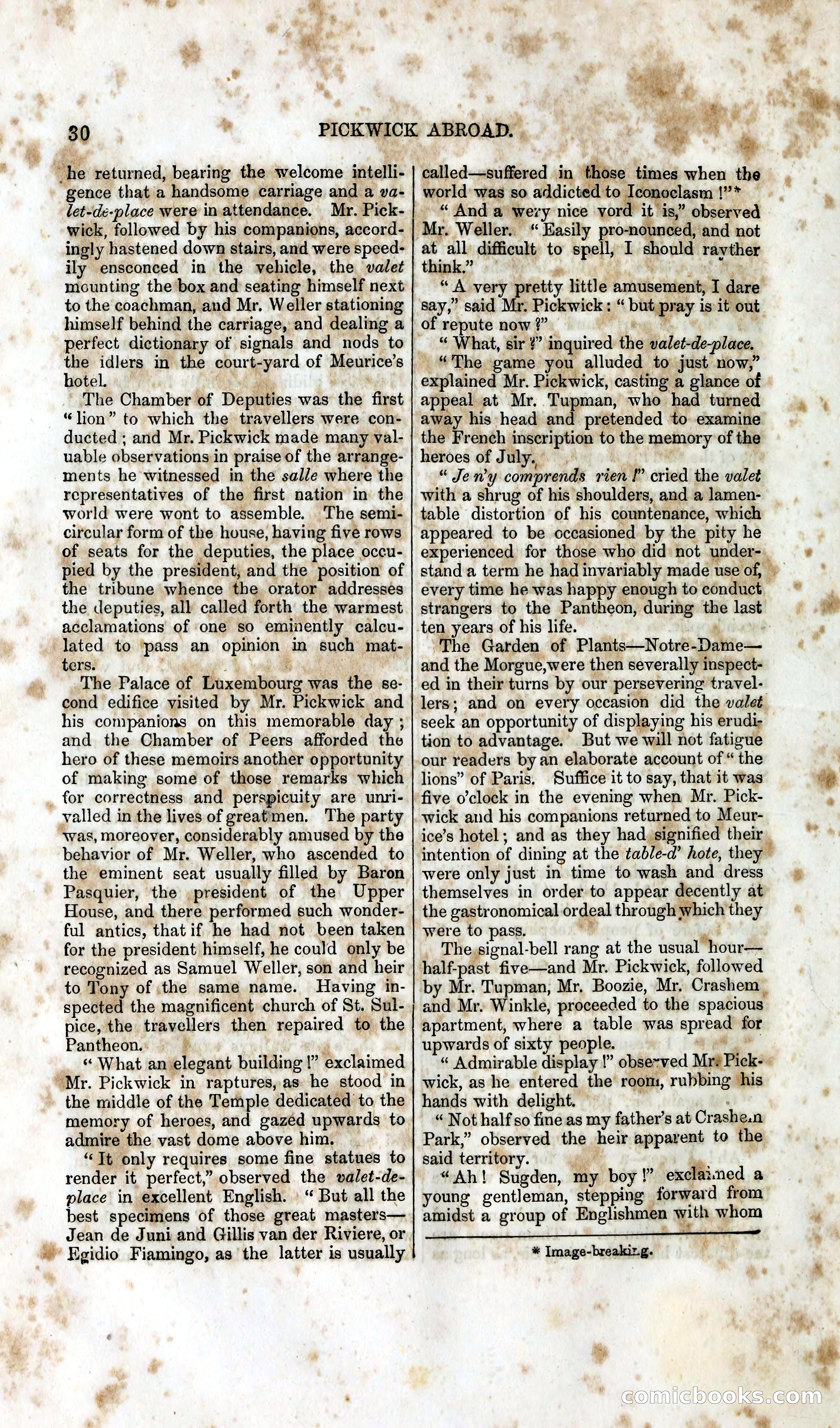 Pickwick Abroad: A Companion to the Pickwick Papers — page 38 of 400