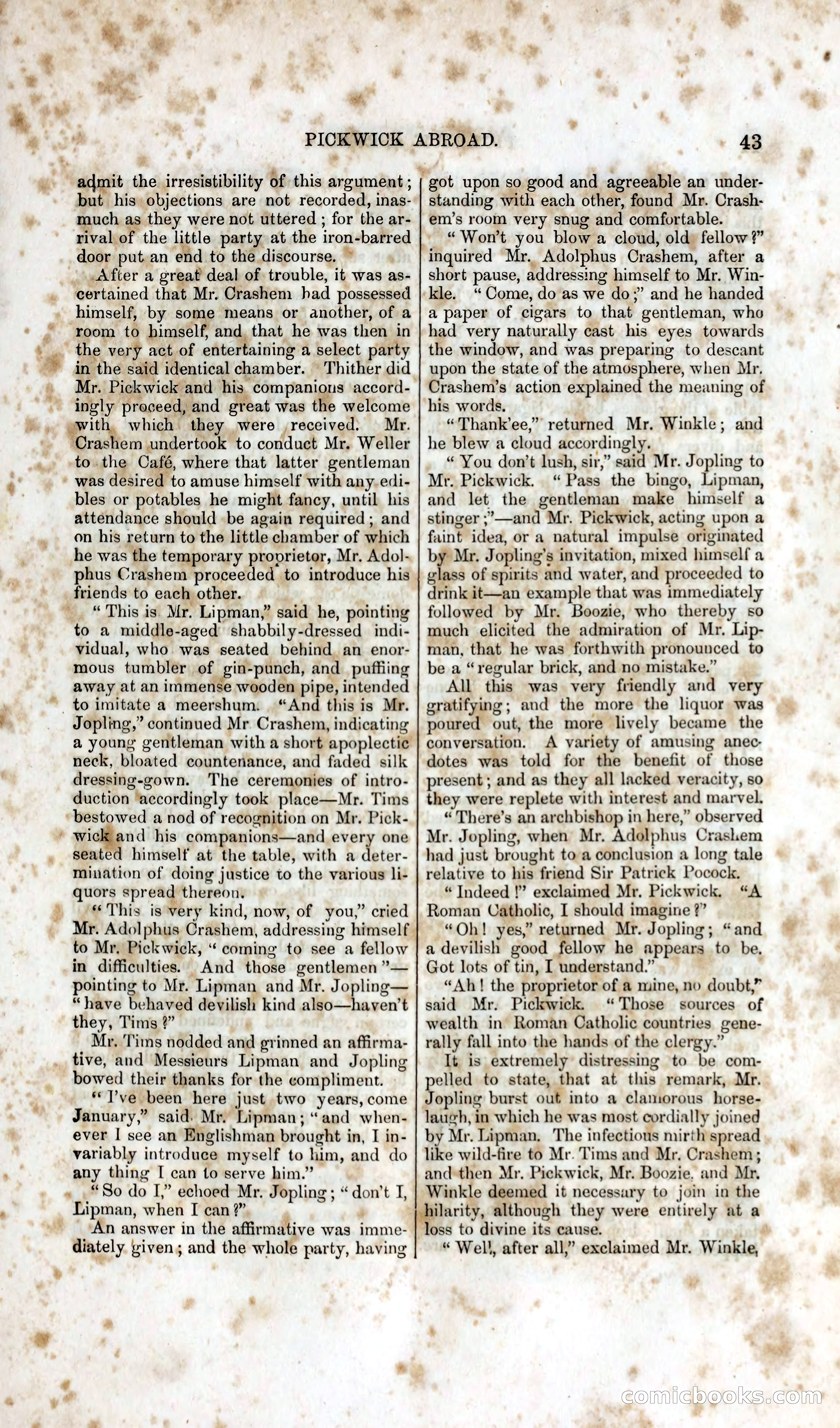 Pickwick Abroad: A Companion to the Pickwick Papers — page 51 of 400