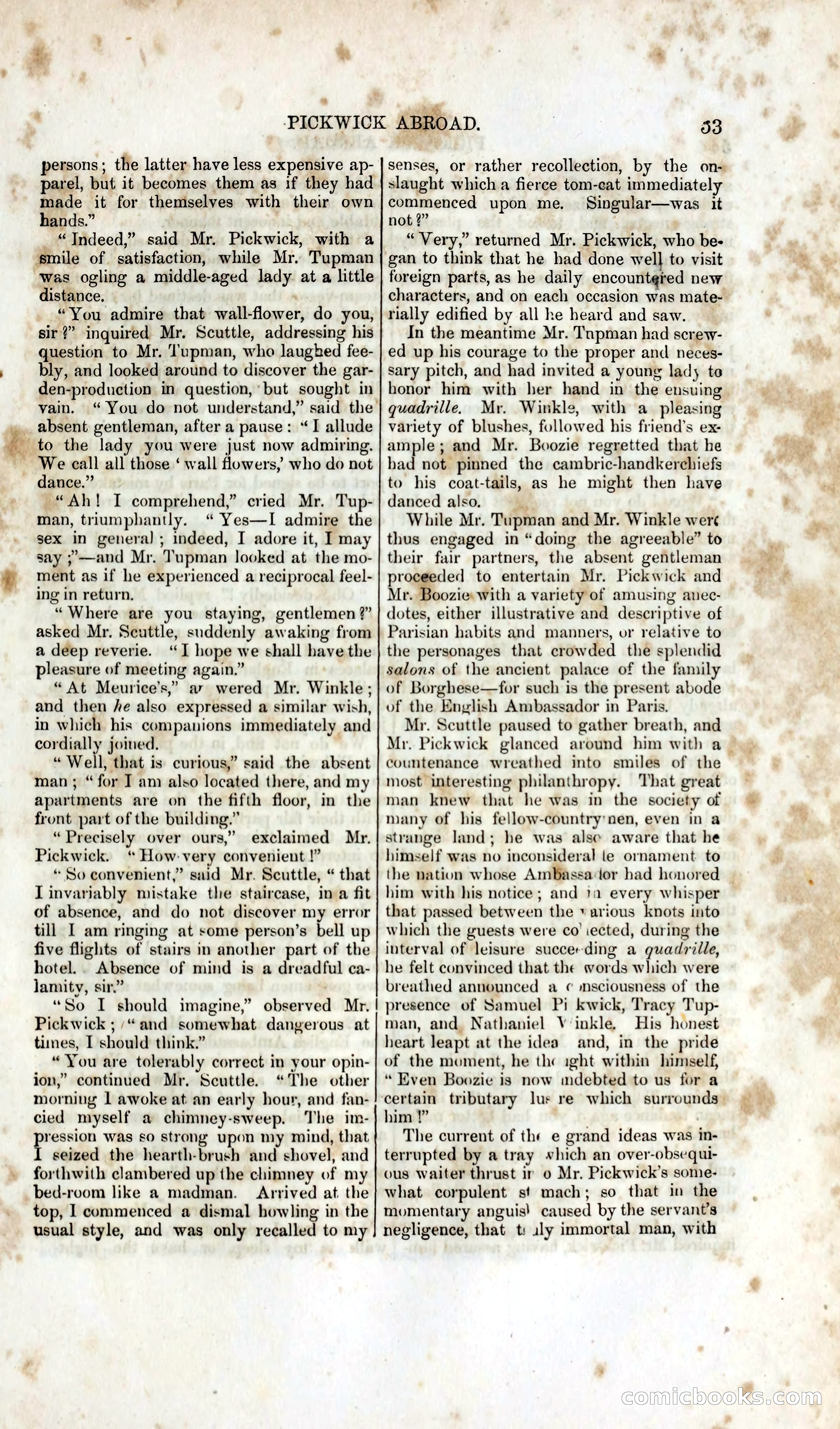 Pickwick Abroad: A Companion to the Pickwick Papers — page 63 of 400
