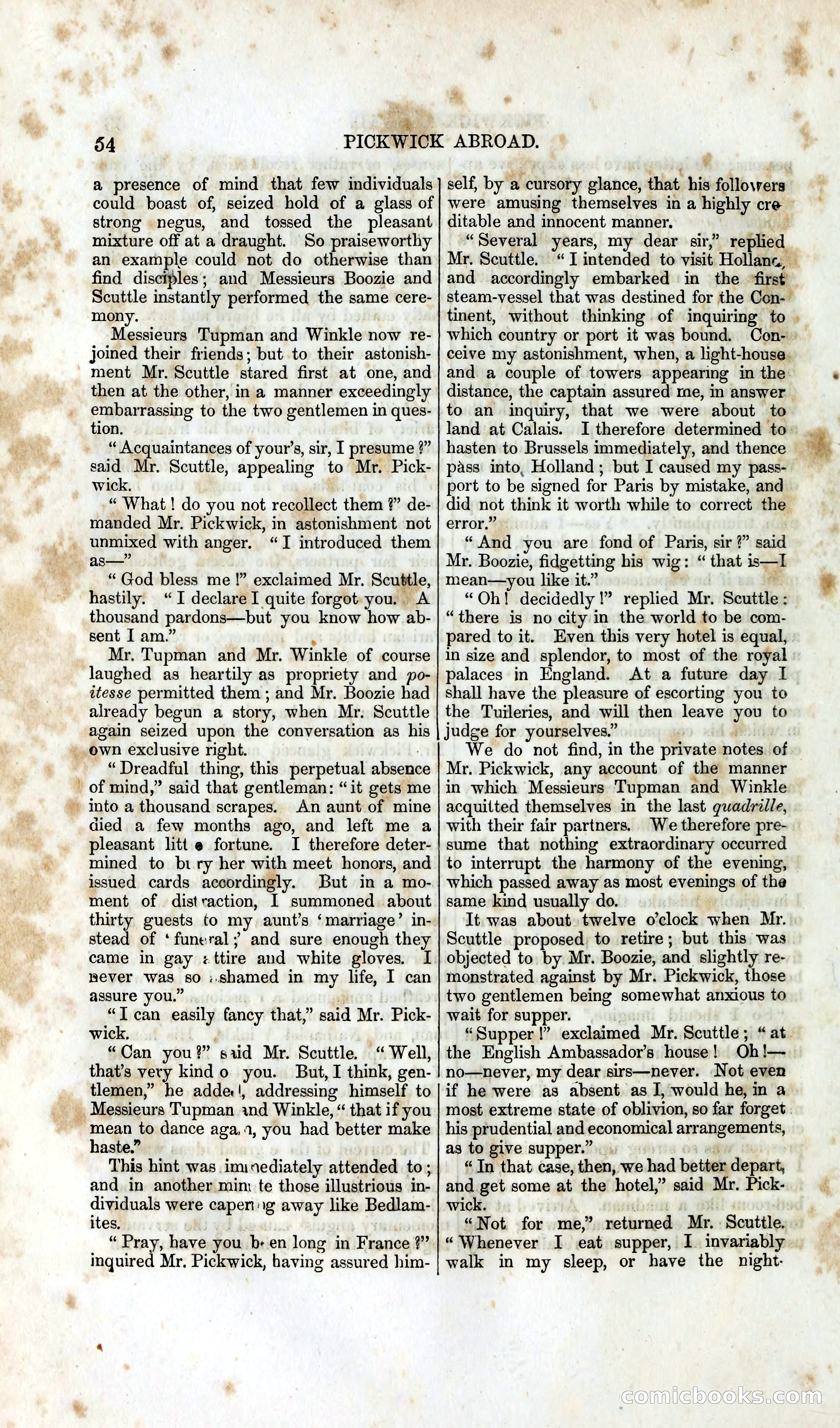 Pickwick Abroad: A Companion to the Pickwick Papers — page 64 of 400