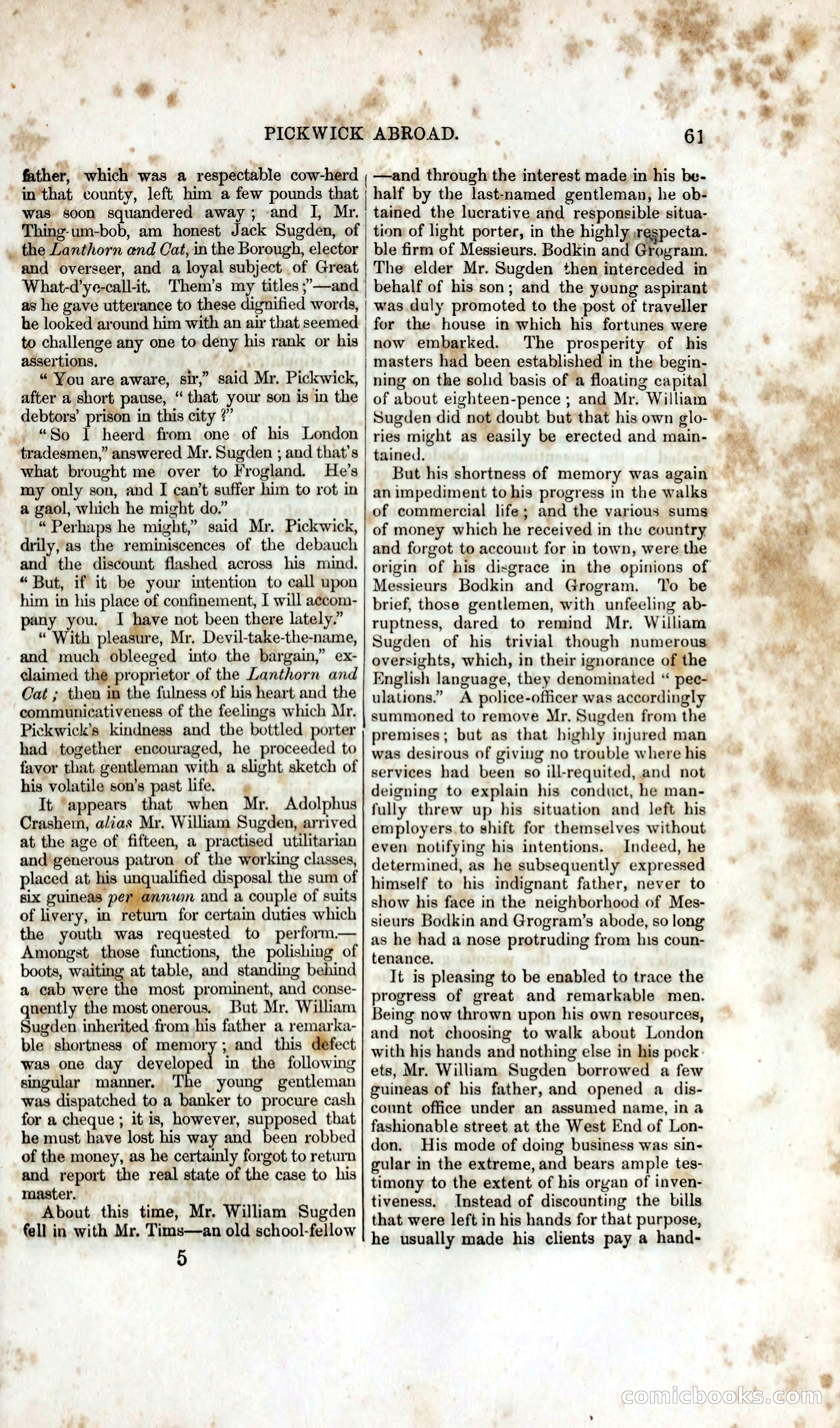 Pickwick Abroad: A Companion to the Pickwick Papers — page 71 of 400