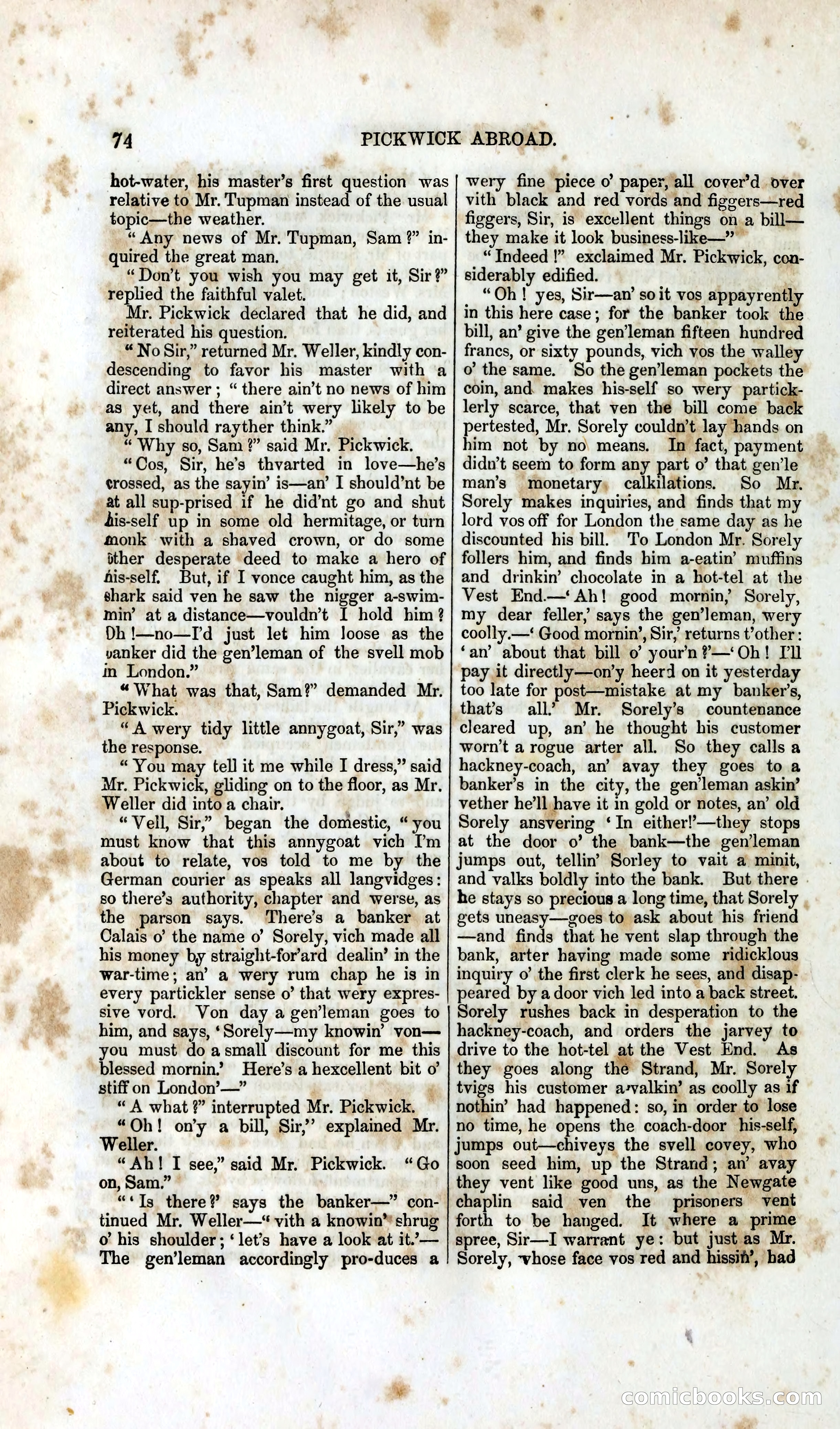 Pickwick Abroad: A Companion to the Pickwick Papers — page 84 of 400