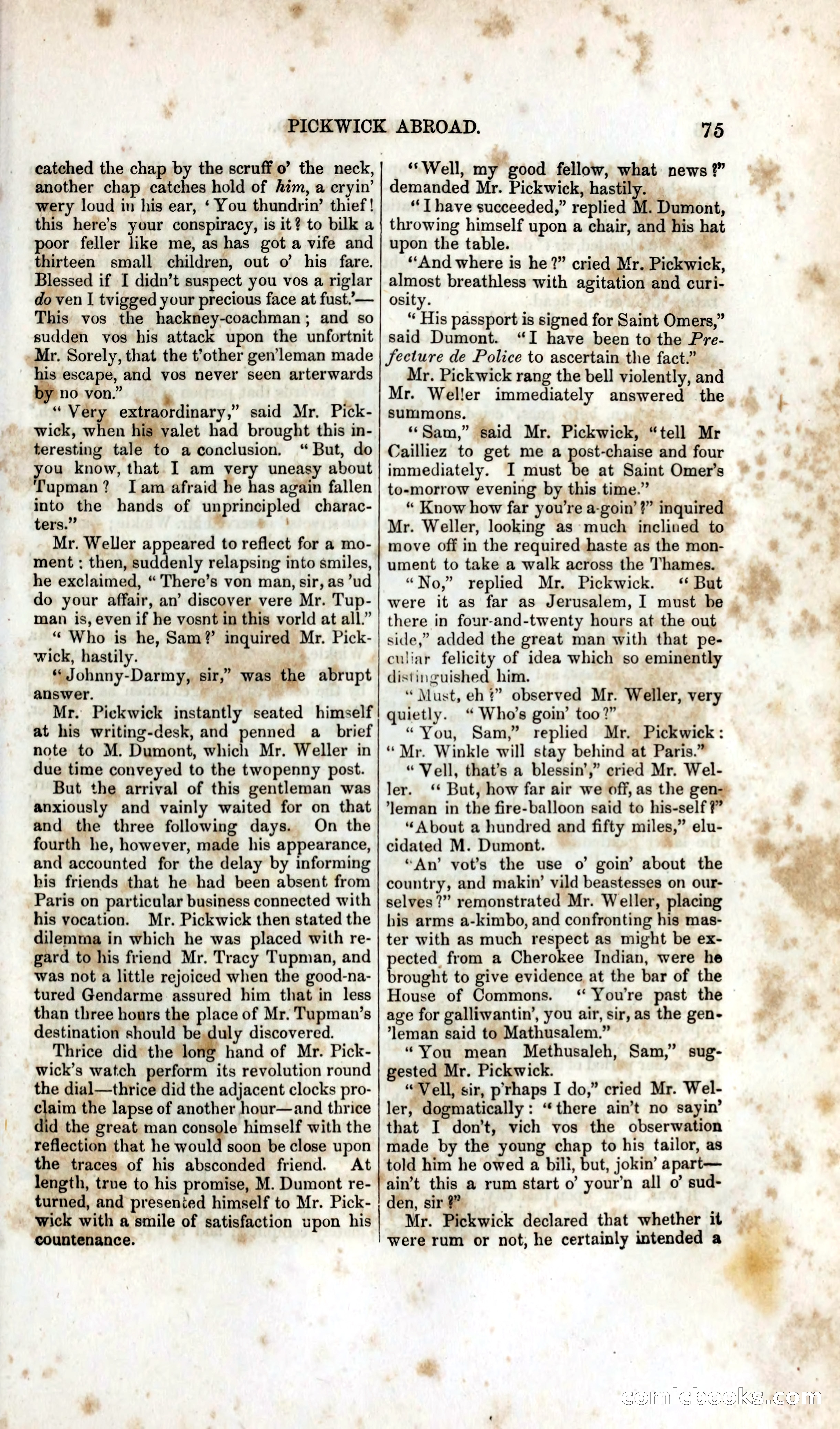 Pickwick Abroad: A Companion to the Pickwick Papers — page 85 of 400