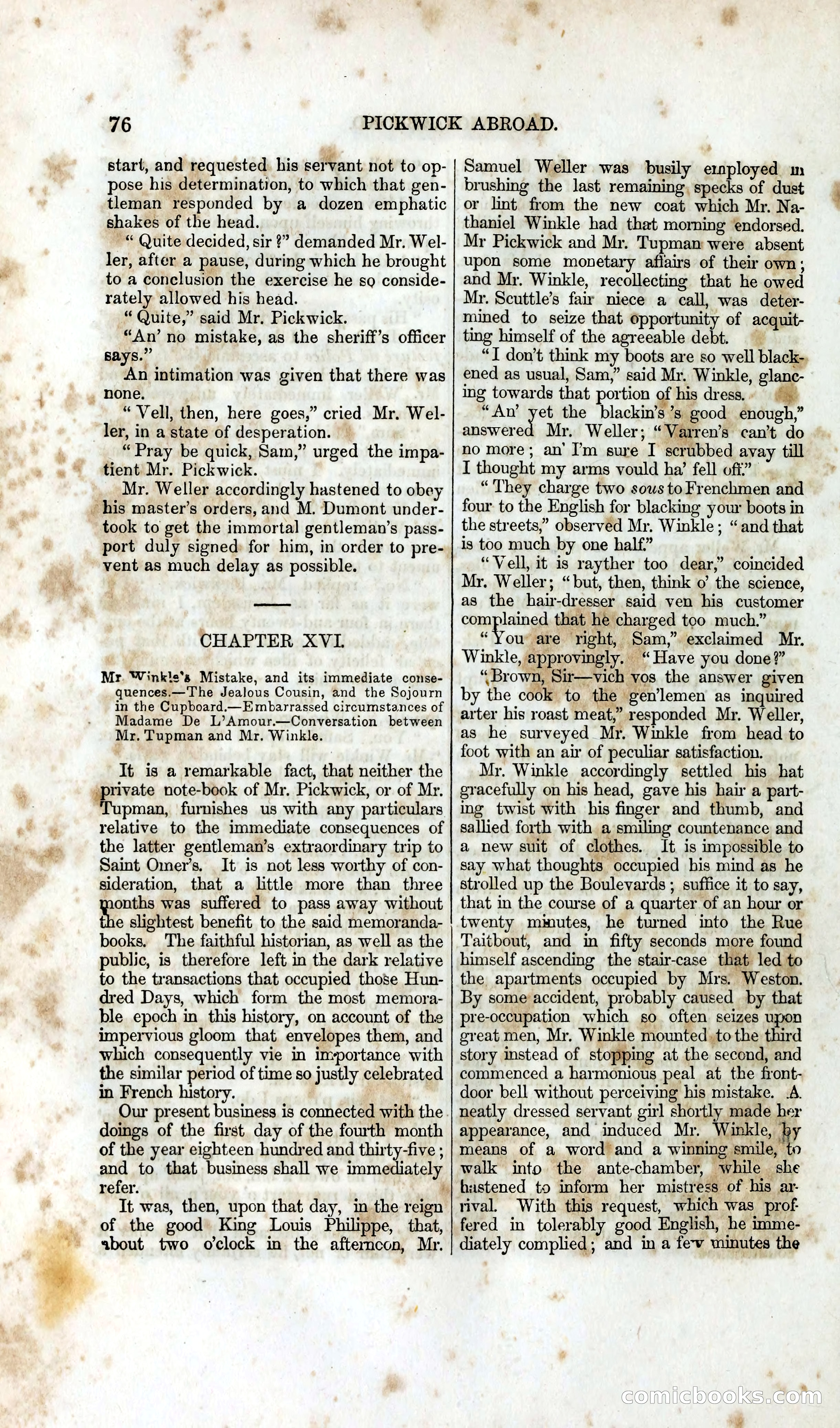 Pickwick Abroad: A Companion to the Pickwick Papers — page 86 of 400
