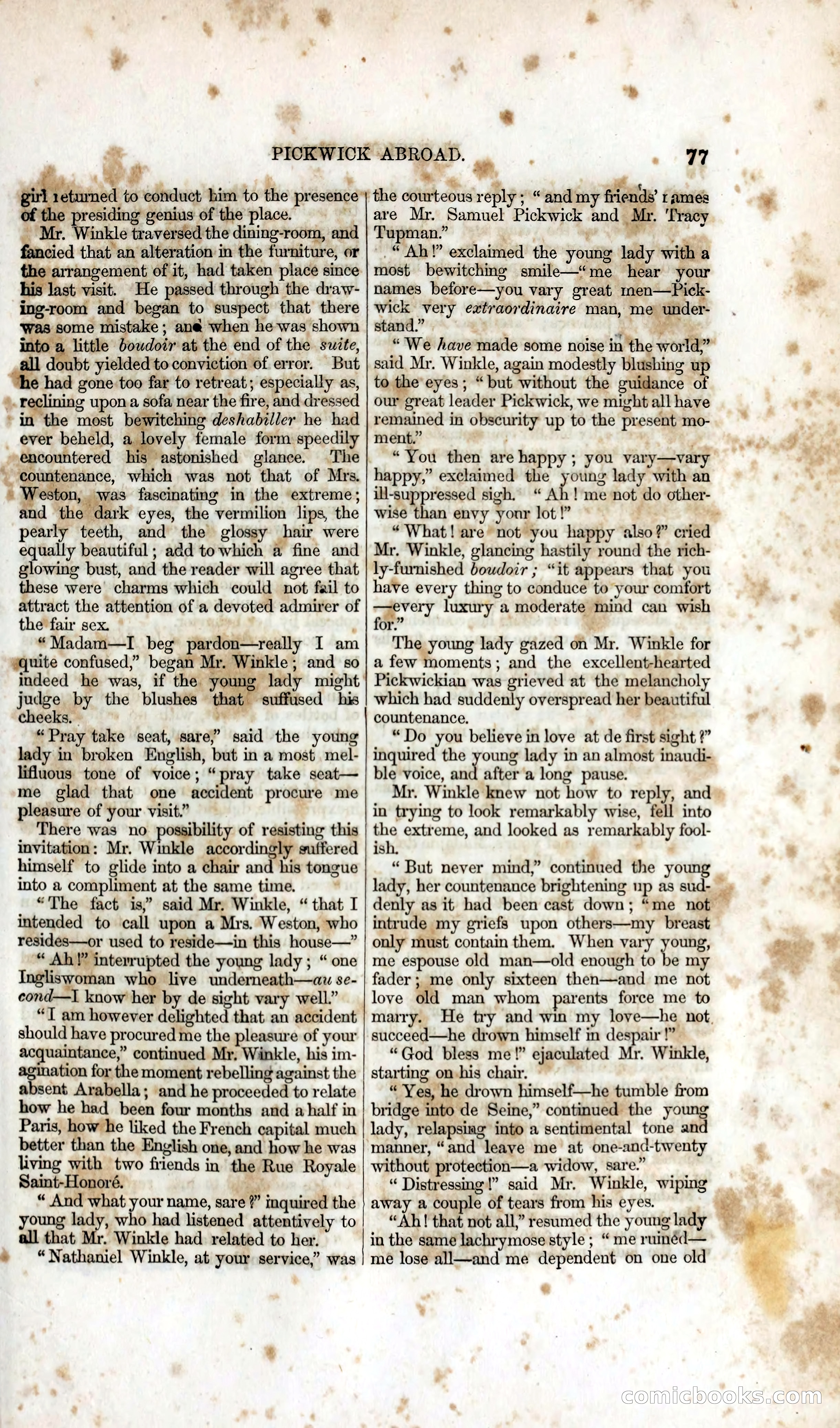 Pickwick Abroad: A Companion to the Pickwick Papers — page 89 of 400