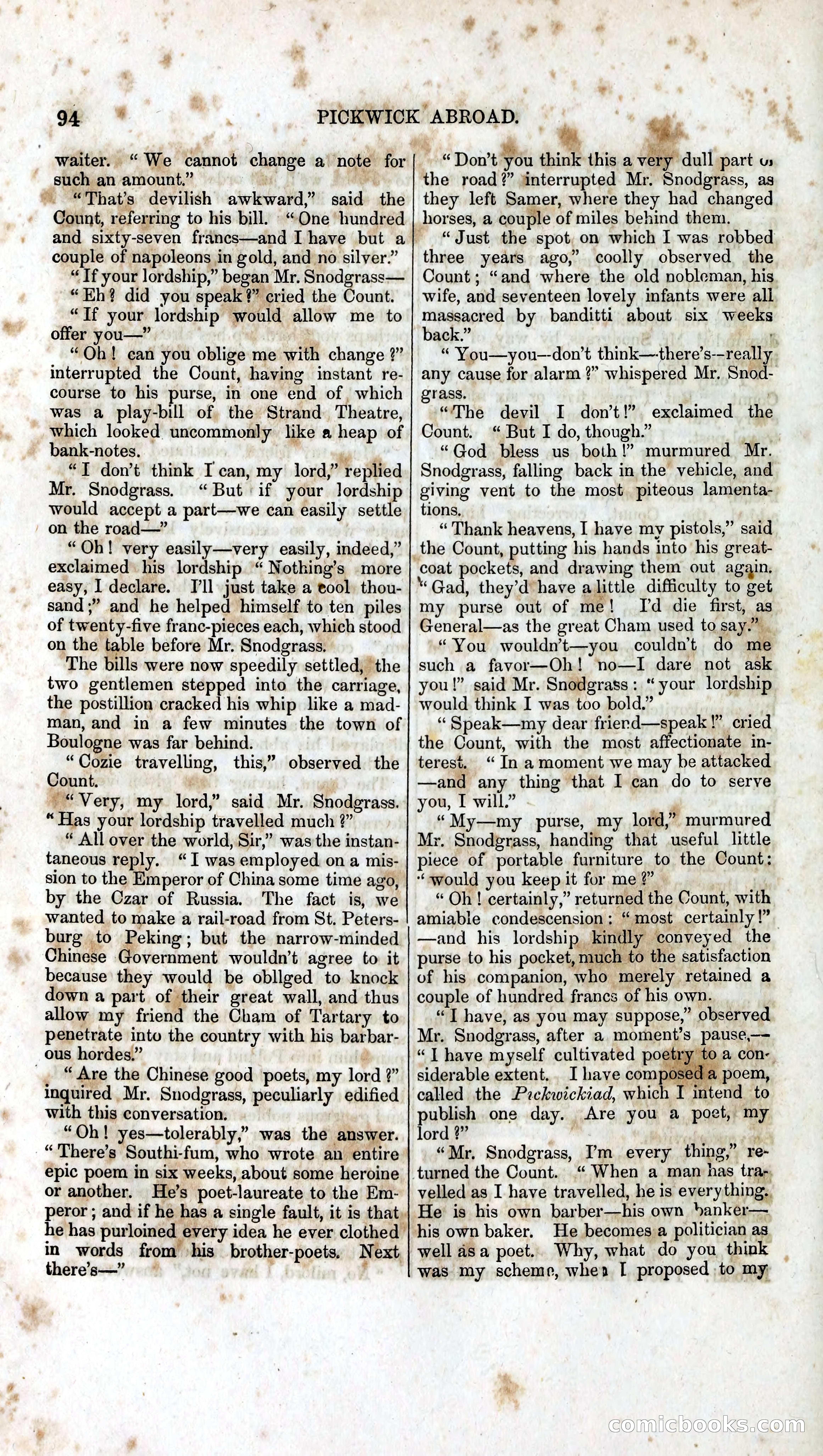 Pickwick Abroad: A Companion to the Pickwick Papers — page 106 of 400