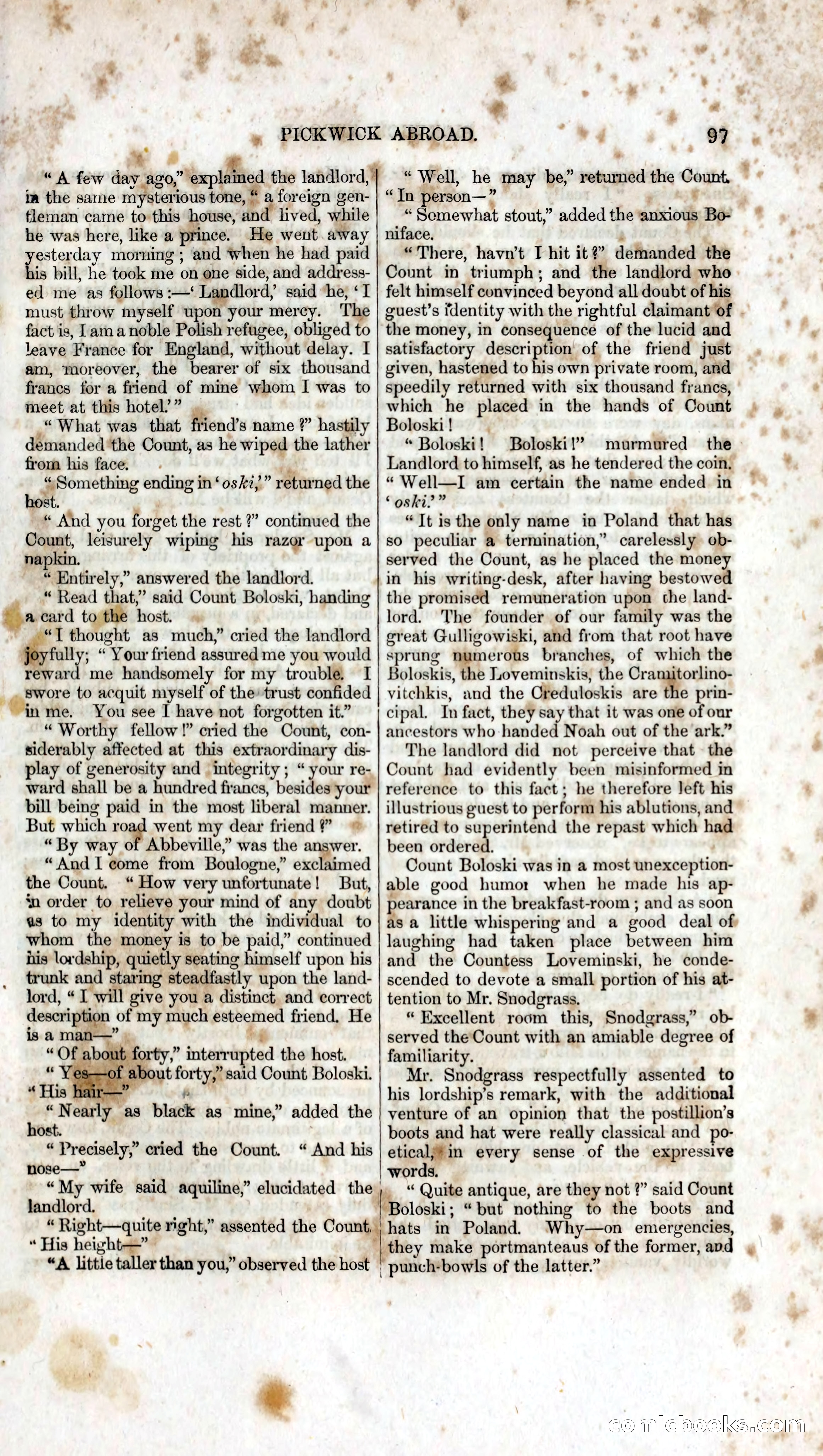 Pickwick Abroad: A Companion to the Pickwick Papers — page 109 of 400