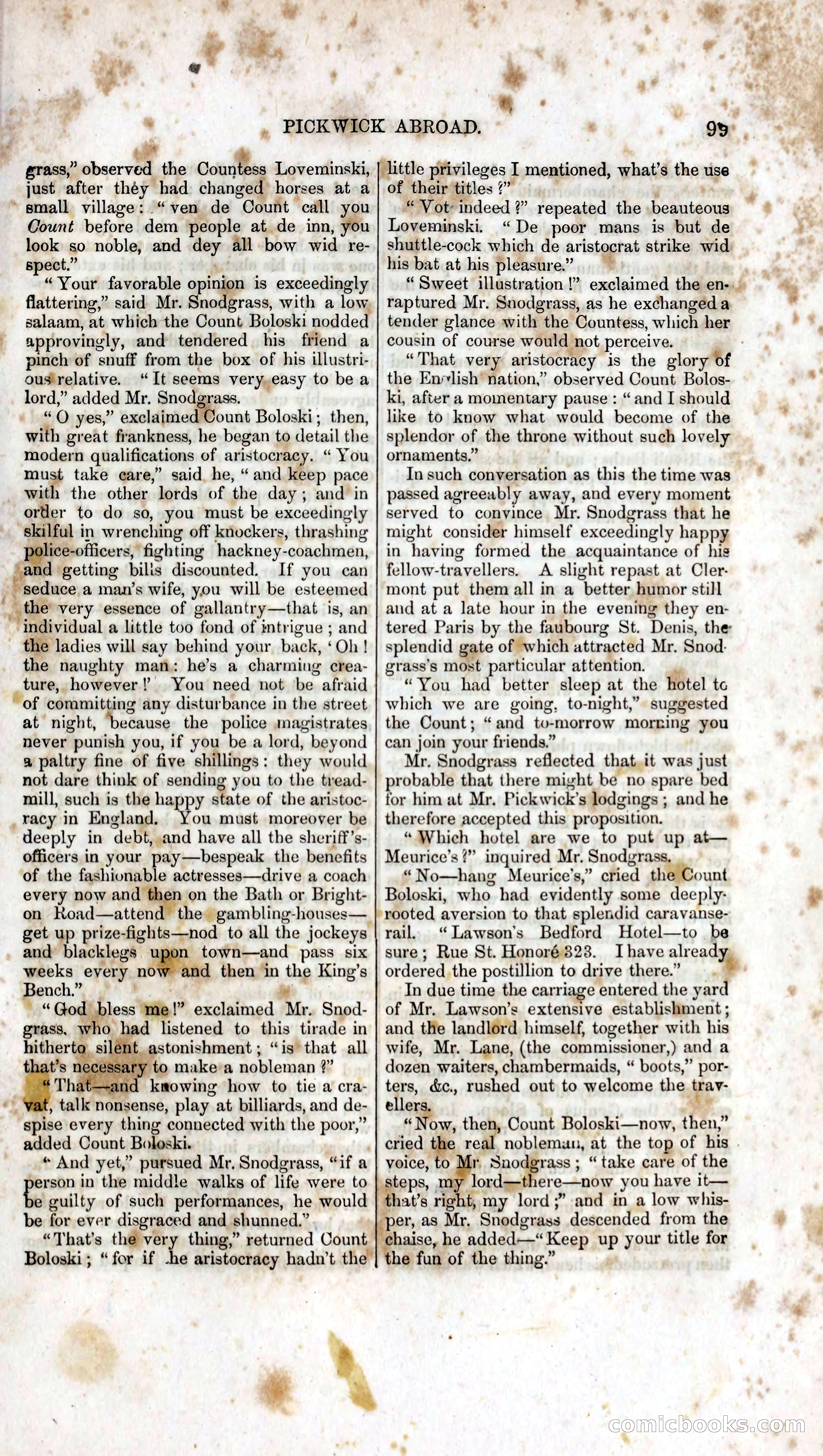 Pickwick Abroad: A Companion to the Pickwick Papers — page 111 of 400