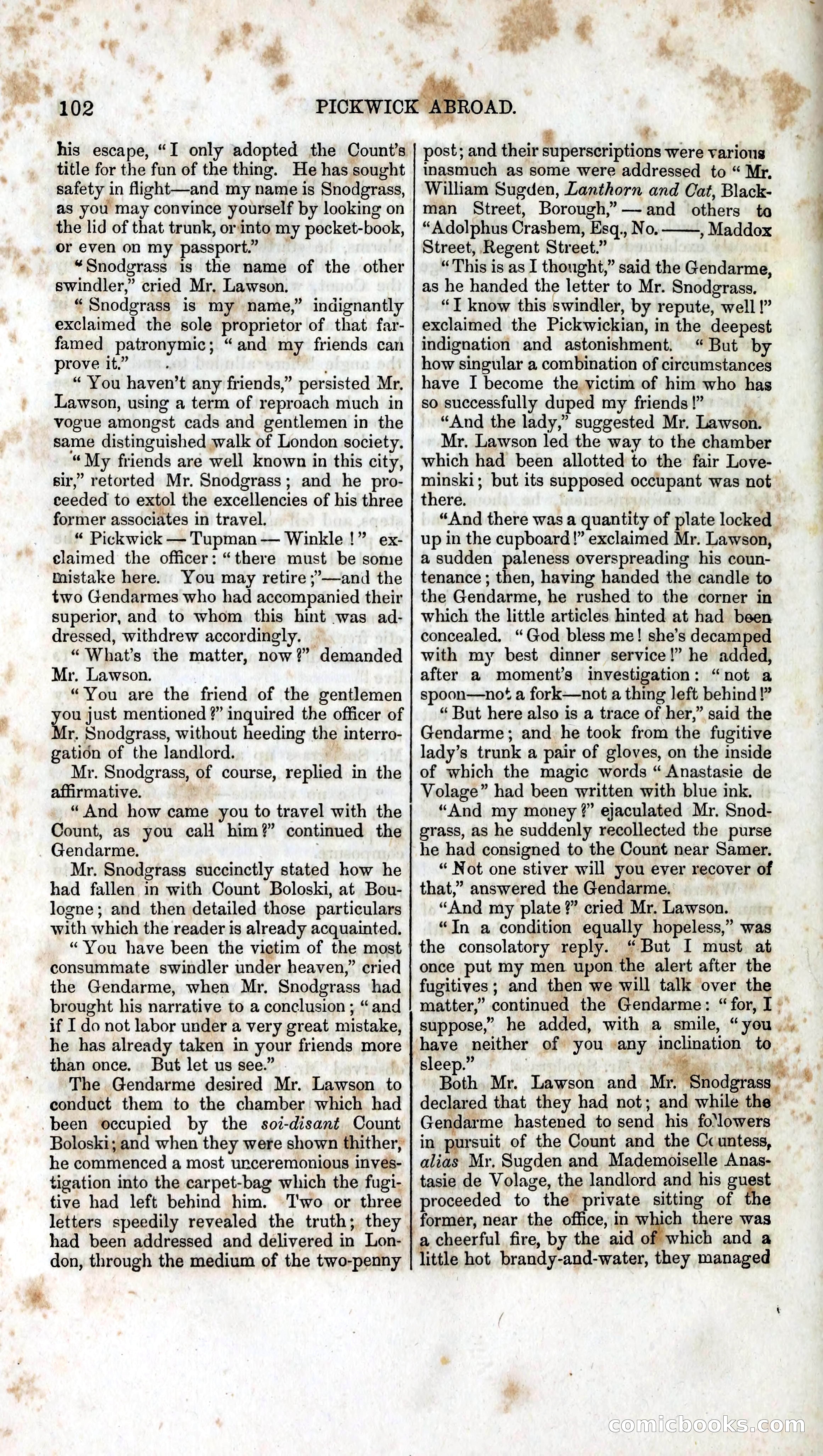 Pickwick Abroad: A Companion to the Pickwick Papers — page 114 of 400