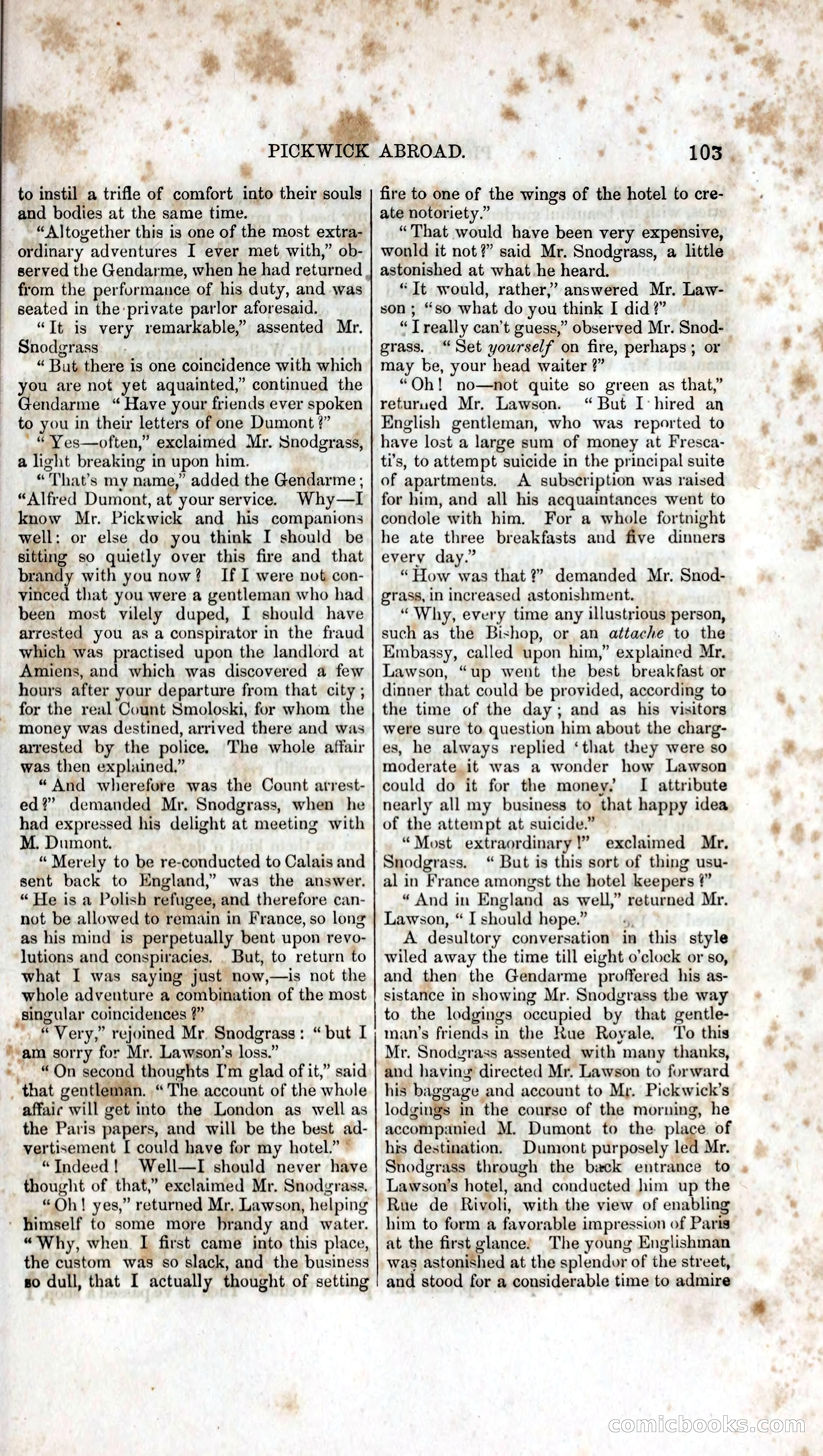 Pickwick Abroad: A Companion to the Pickwick Papers — page 115 of 400