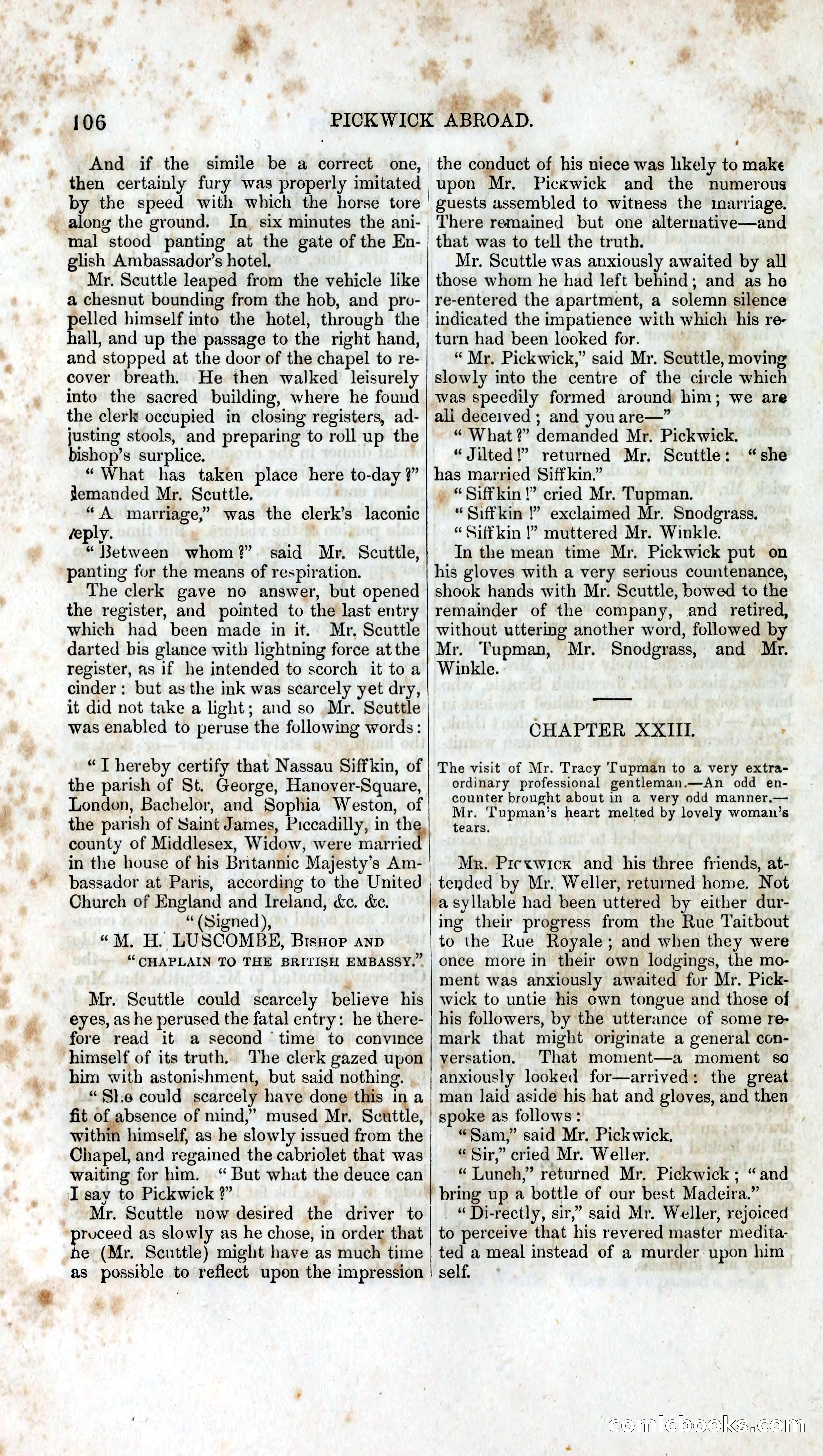 Pickwick Abroad: A Companion to the Pickwick Papers — page 118 of 400