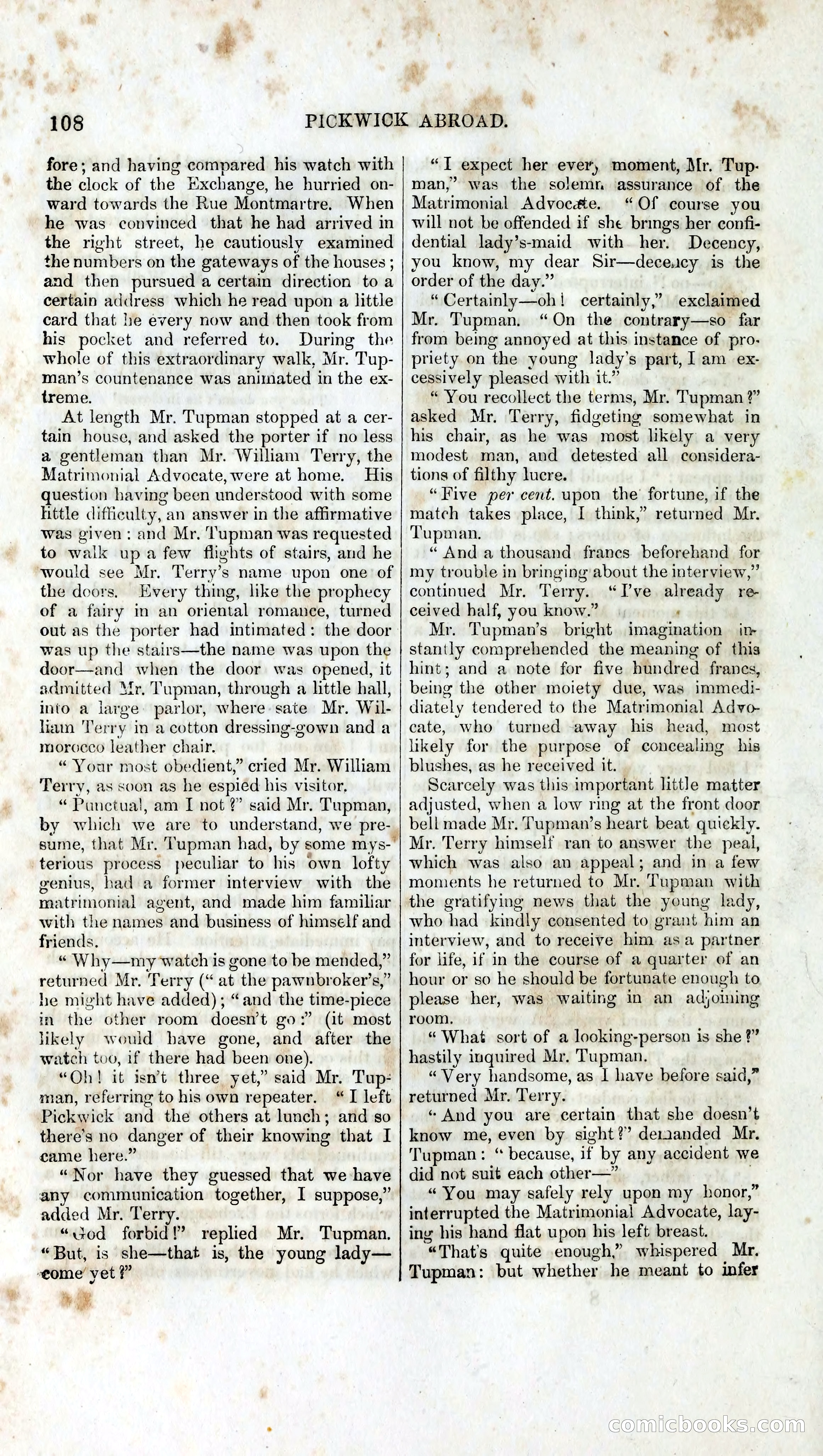 Pickwick Abroad: A Companion to the Pickwick Papers — page 120 of 400