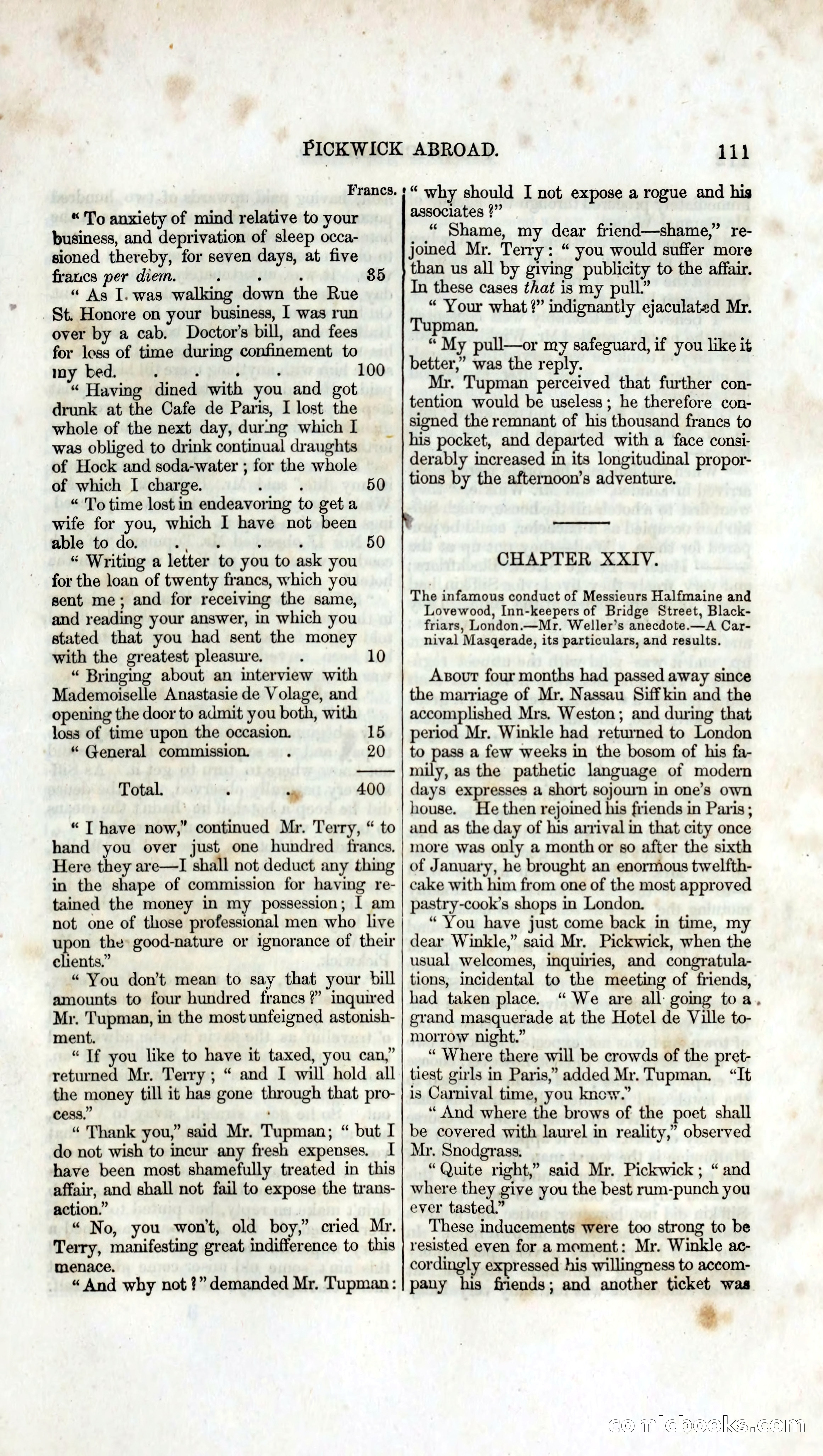 Pickwick Abroad: A Companion to the Pickwick Papers — page 123 of 400