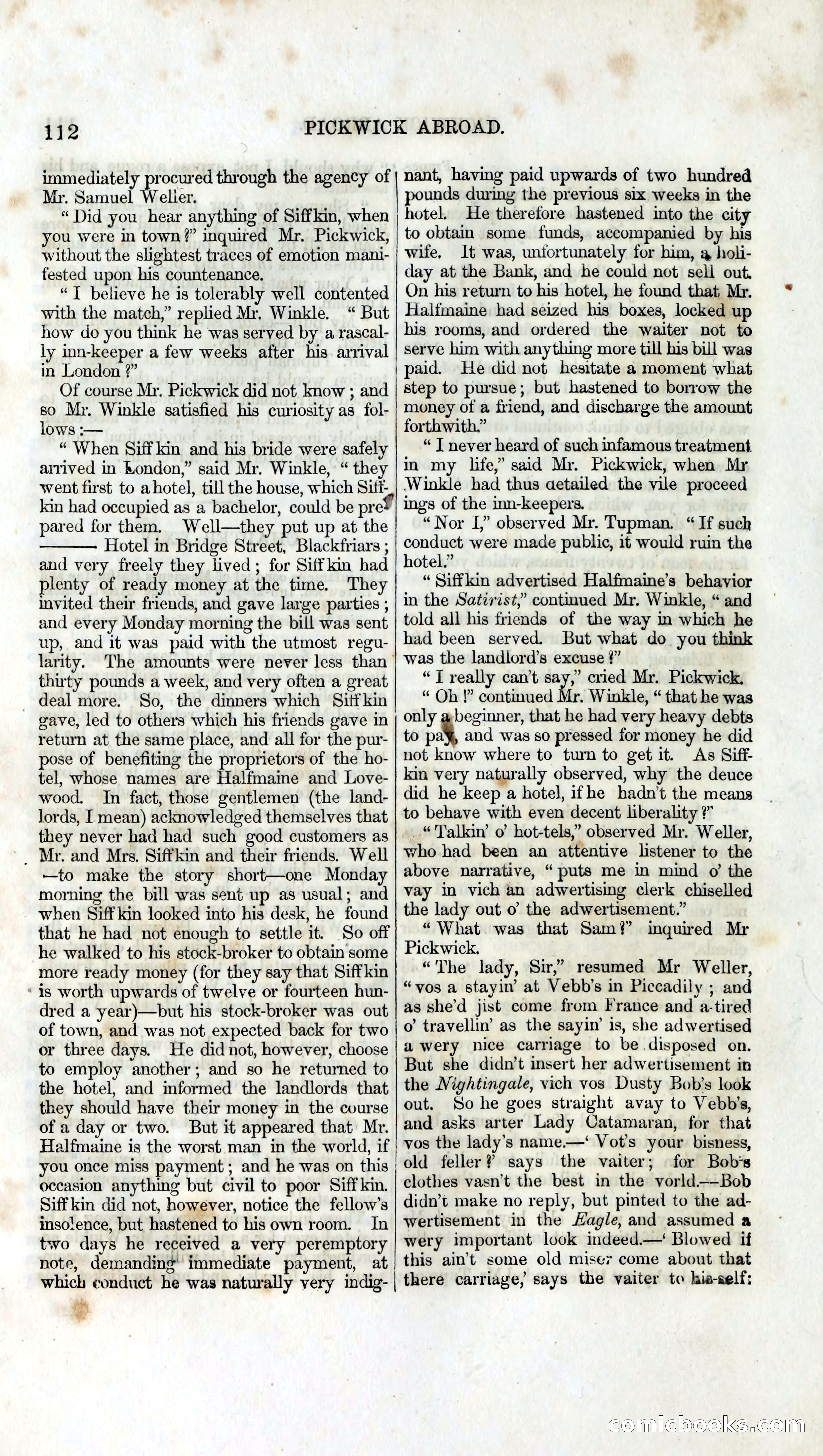 Pickwick Abroad: A Companion to the Pickwick Papers — page 124 of 400