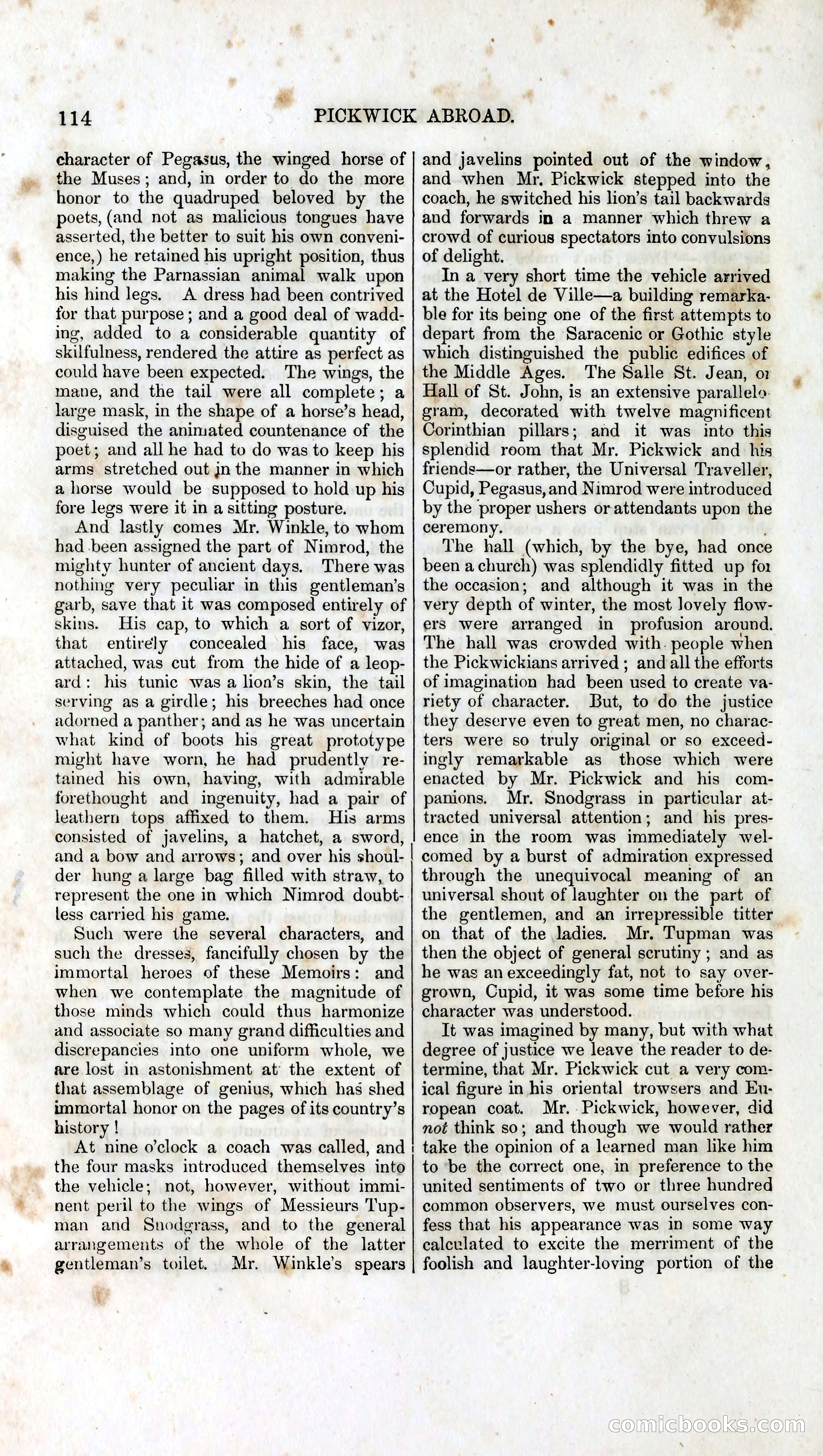 Pickwick Abroad: A Companion to the Pickwick Papers — page 126 of 400