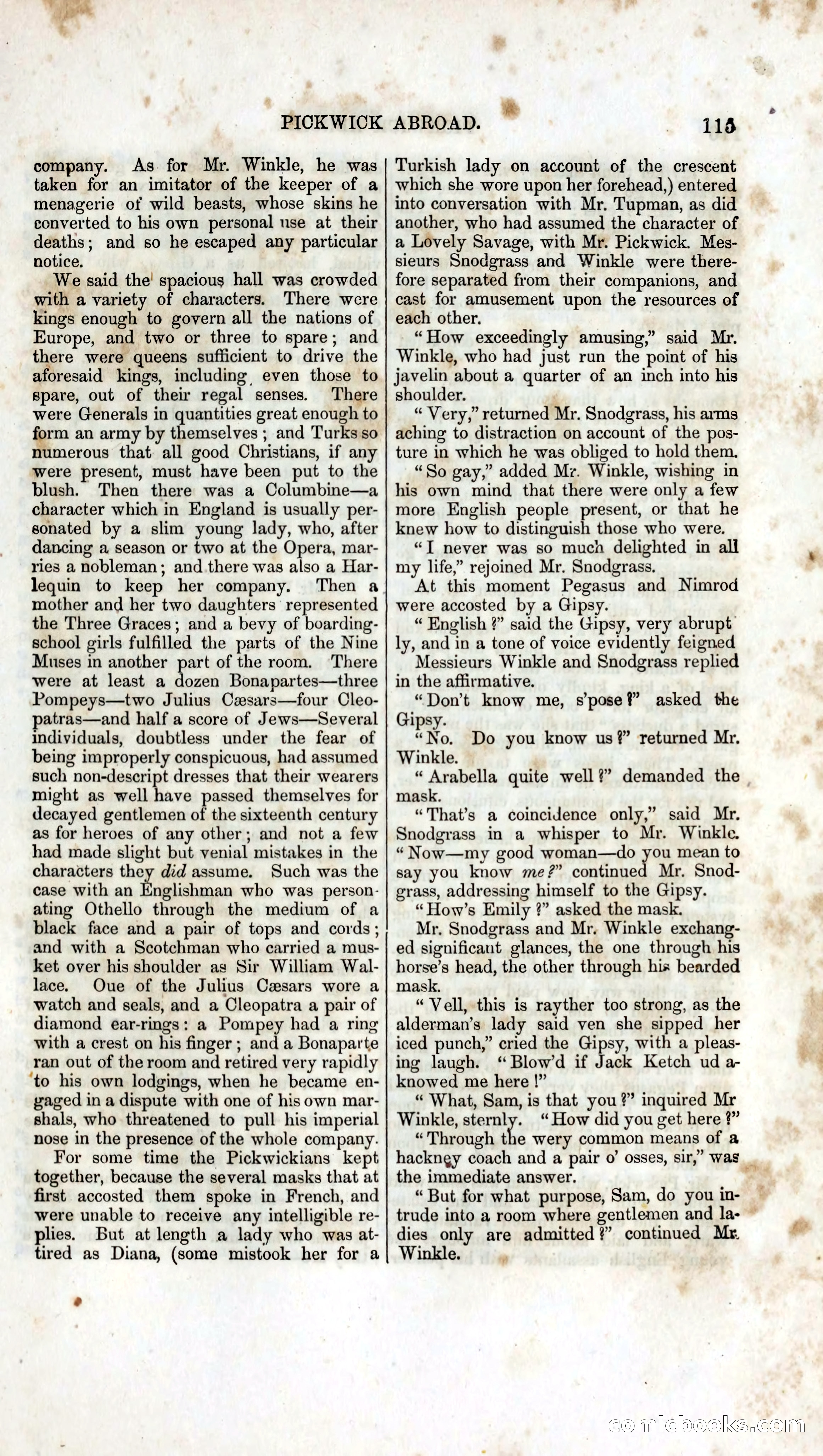 Pickwick Abroad: A Companion to the Pickwick Papers — page 127 of 400