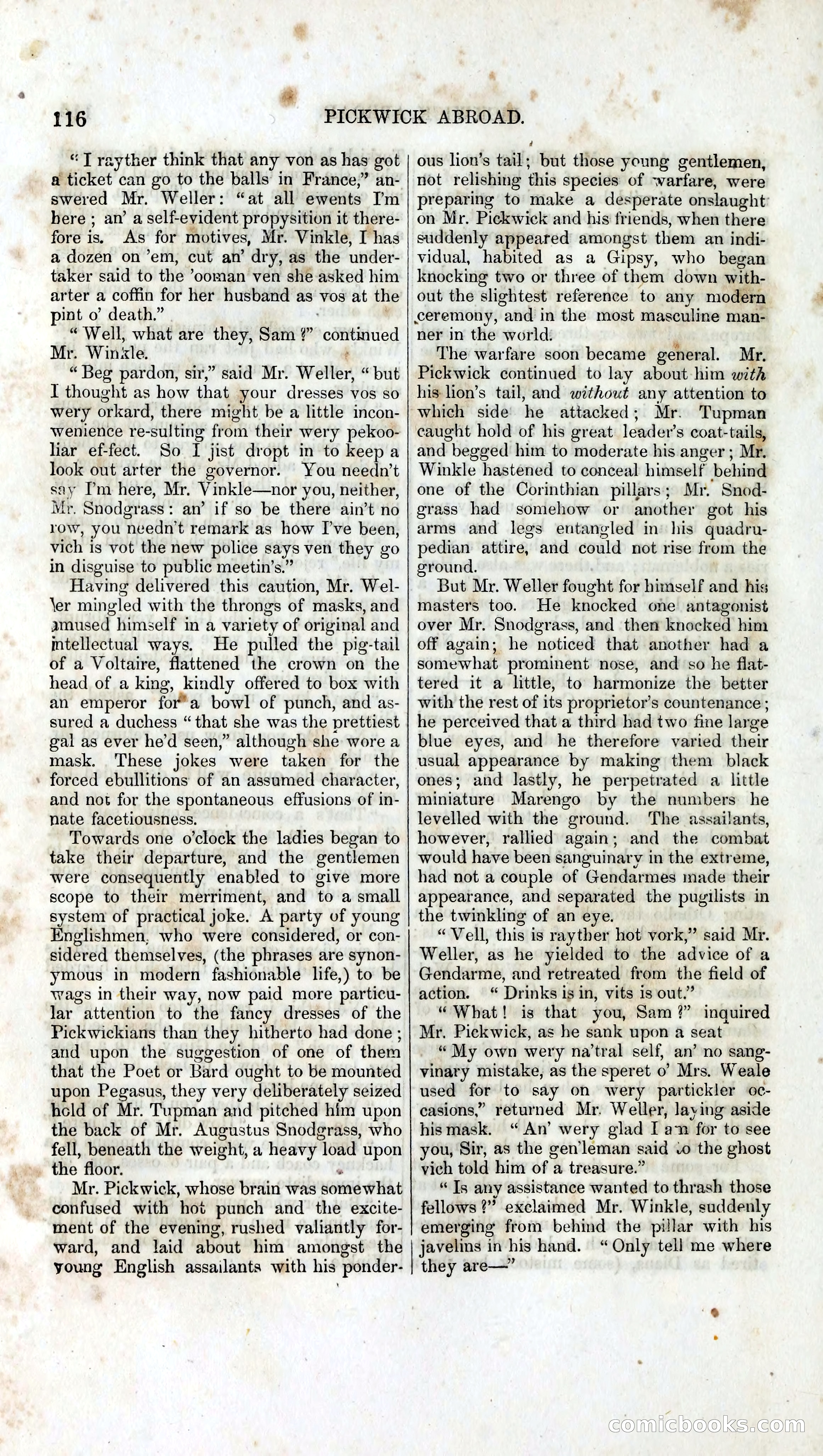 Pickwick Abroad: A Companion to the Pickwick Papers — page 128 of 400