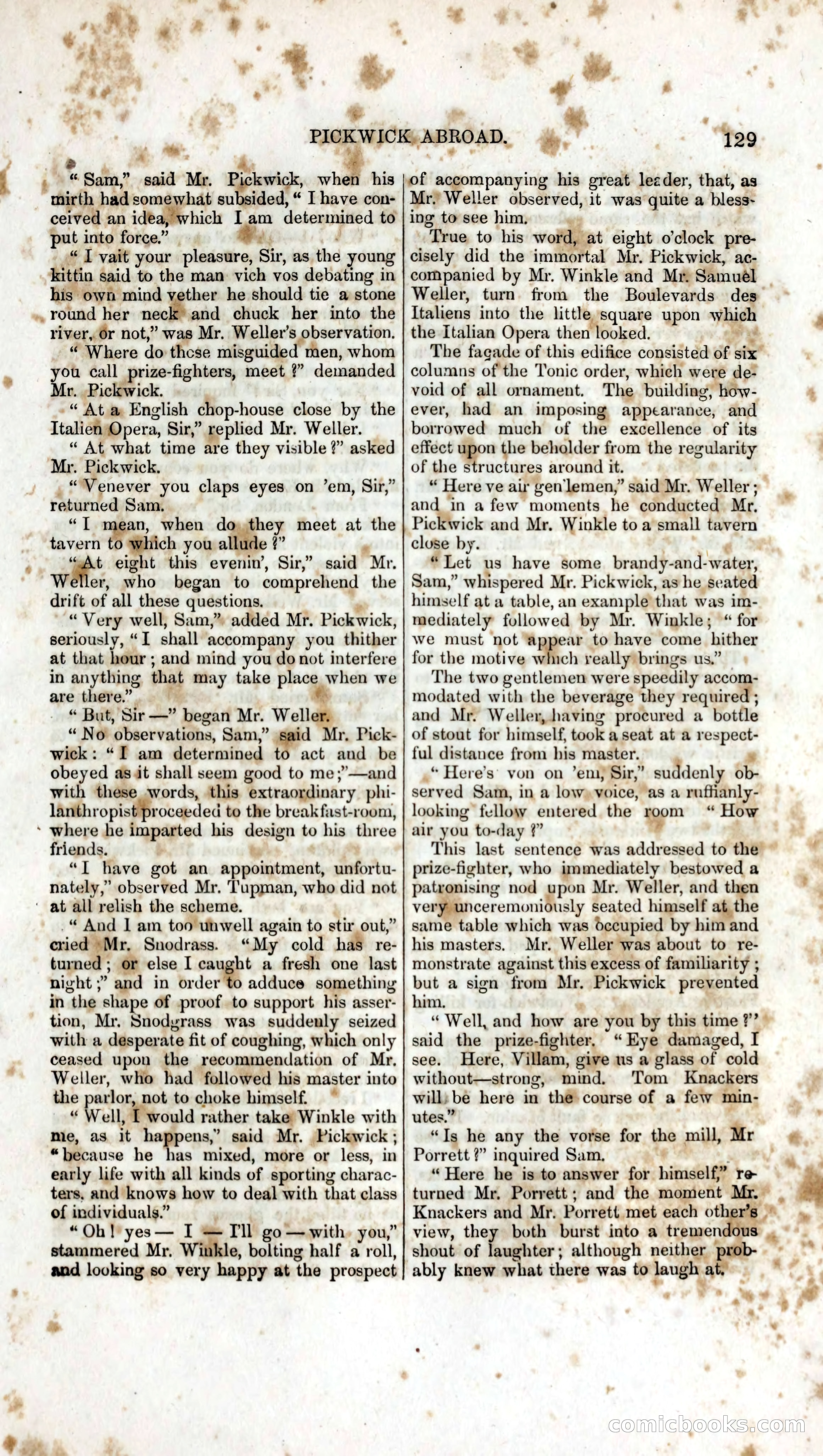 Pickwick Abroad: A Companion to the Pickwick Papers — page 143 of 400