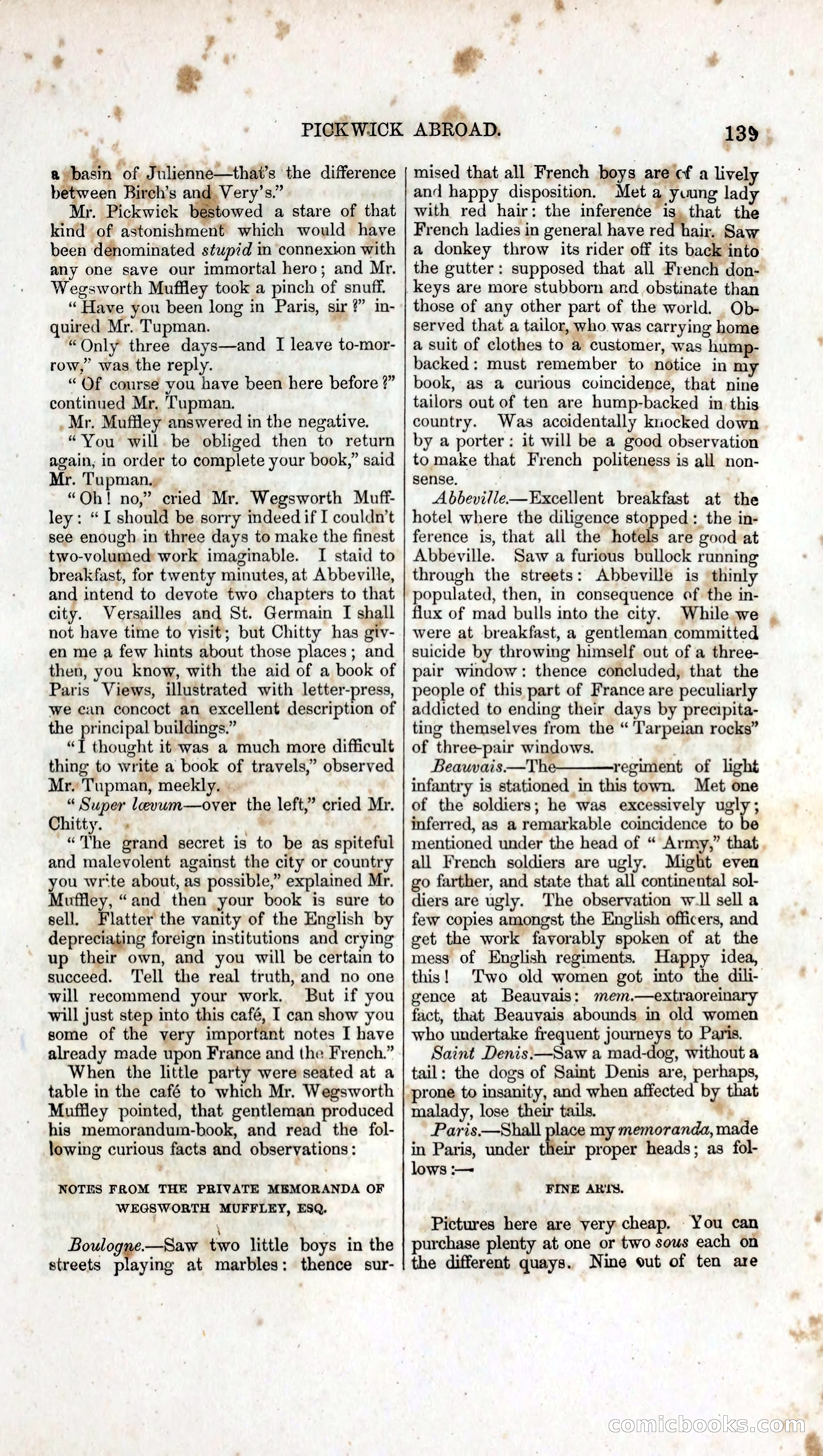 Pickwick Abroad: A Companion to the Pickwick Papers — page 153 of 400