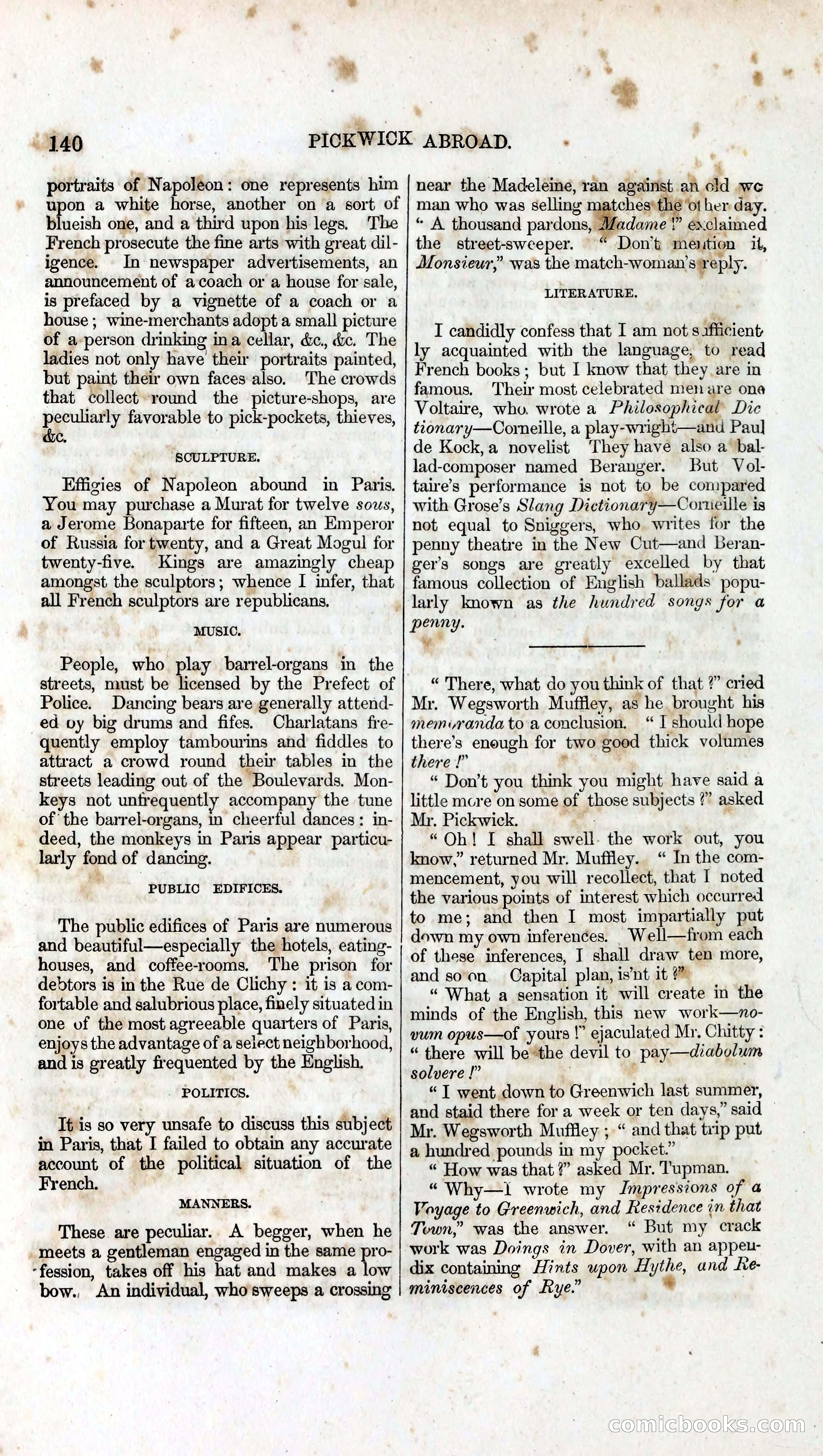 Pickwick Abroad: A Companion to the Pickwick Papers — page 154 of 400