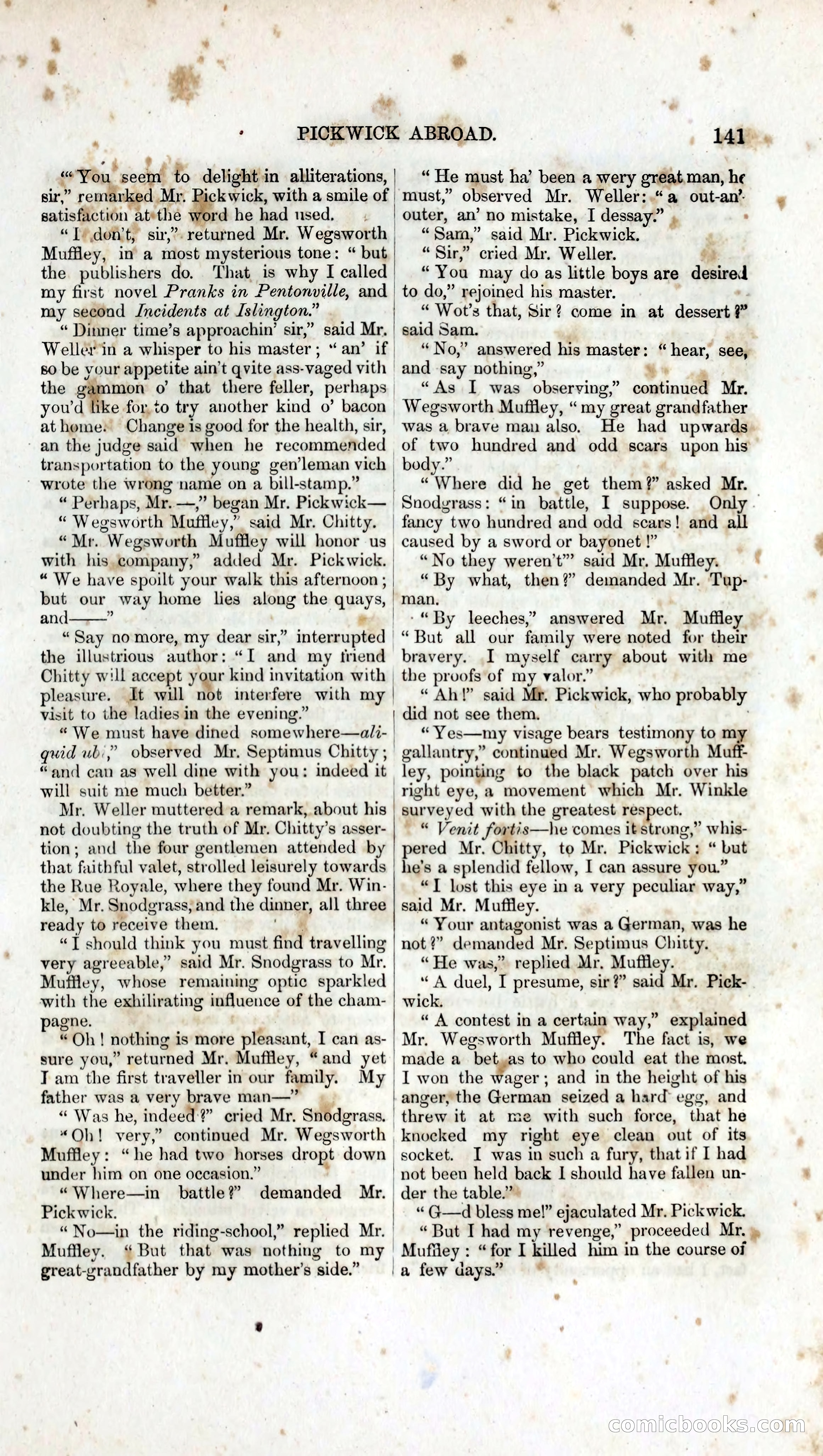 Pickwick Abroad: A Companion to the Pickwick Papers — page 155 of 400