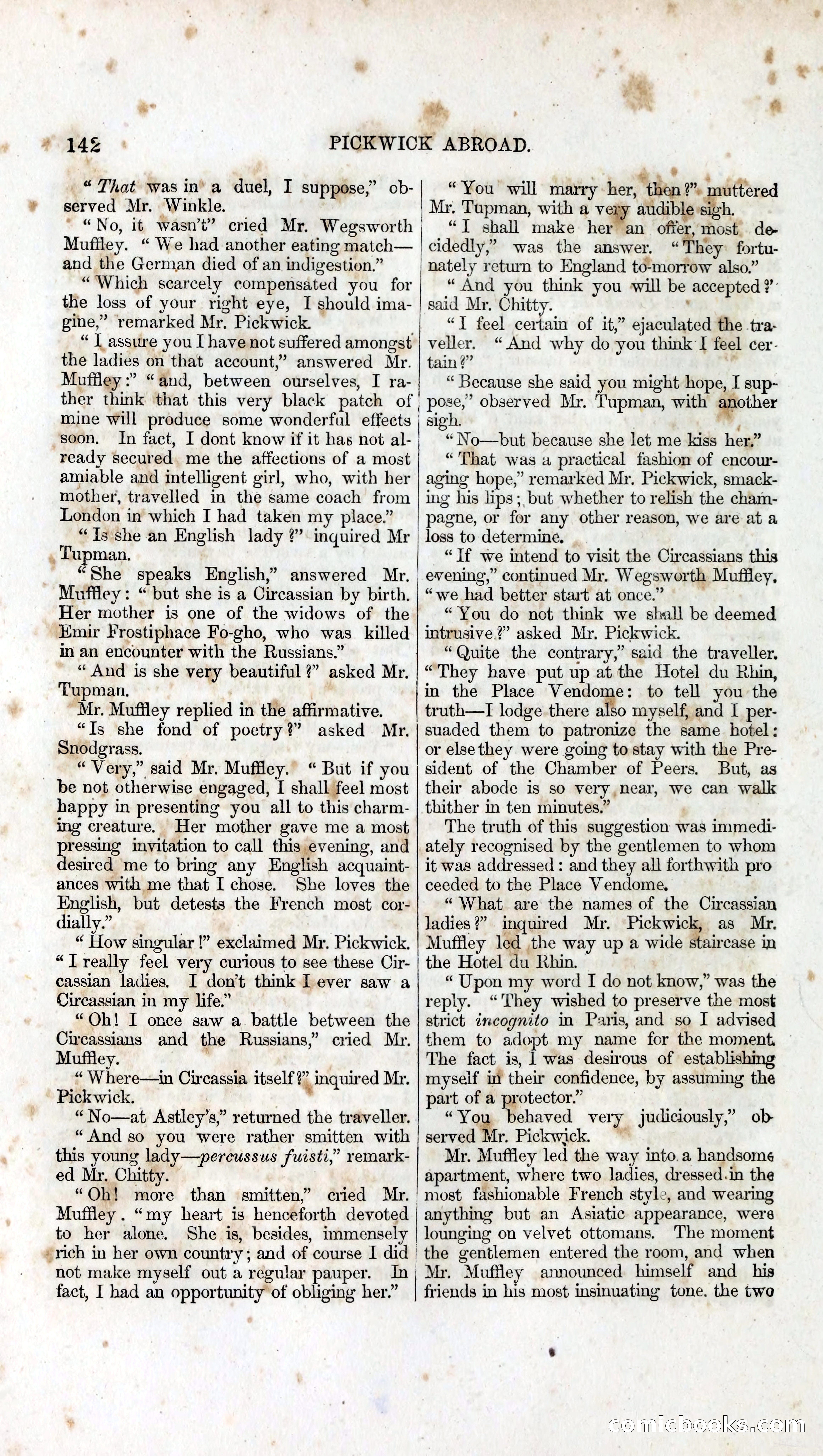 Pickwick Abroad: A Companion to the Pickwick Papers — page 156 of 400