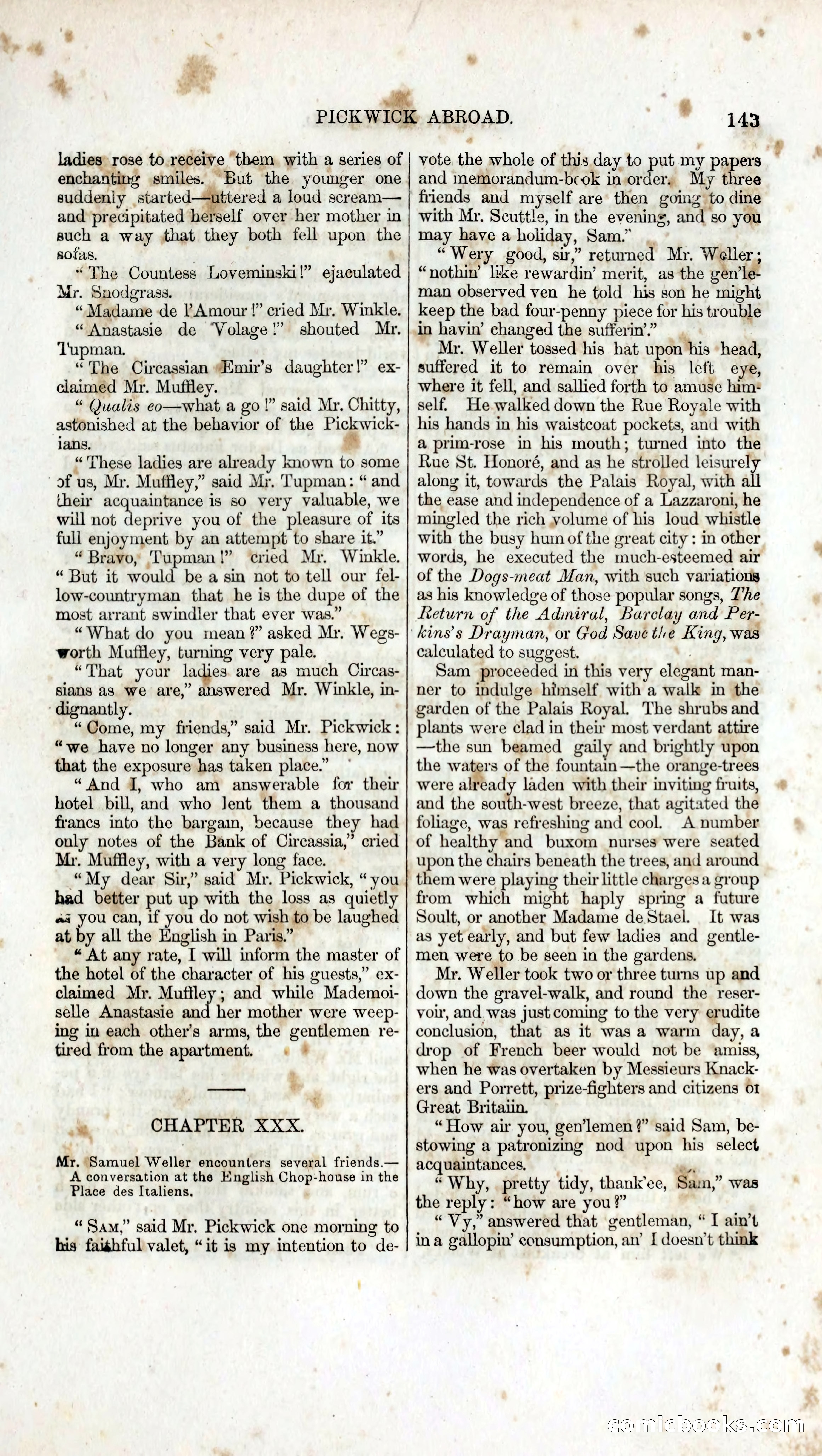 Pickwick Abroad: A Companion to the Pickwick Papers — page 157 of 400