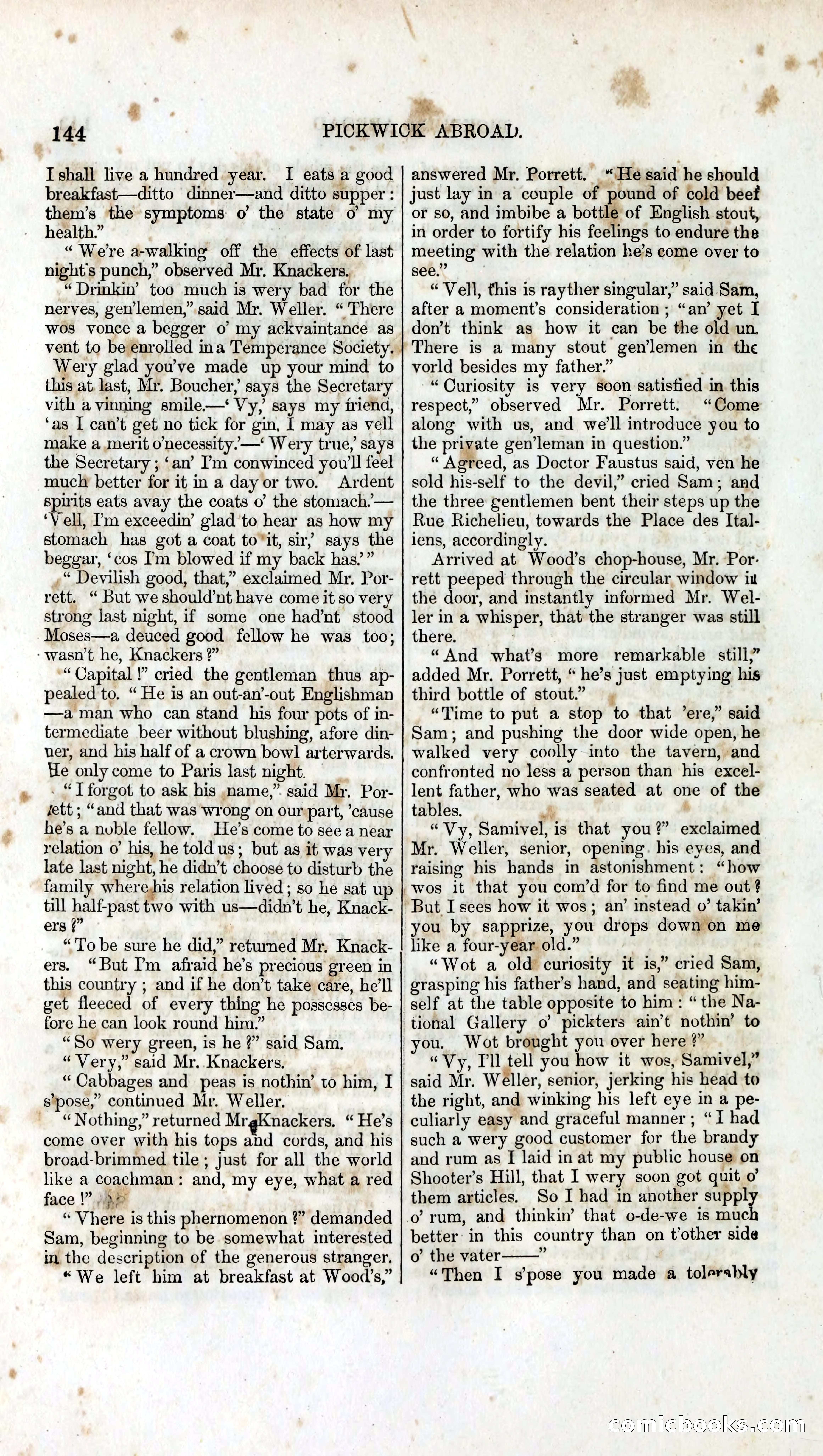 Pickwick Abroad: A Companion to the Pickwick Papers — page 158 of 400
