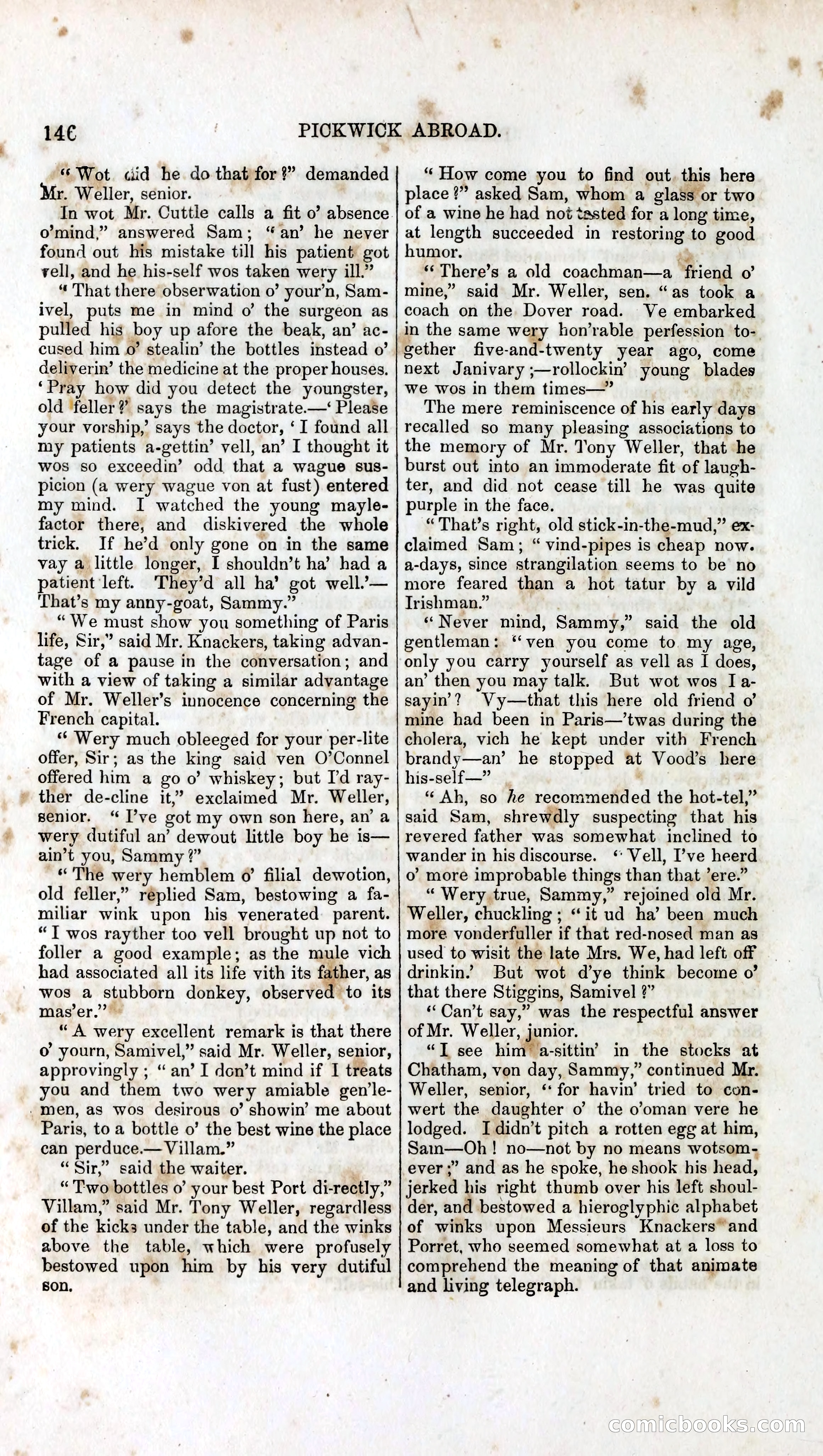 Pickwick Abroad: A Companion to the Pickwick Papers — page 160 of 400