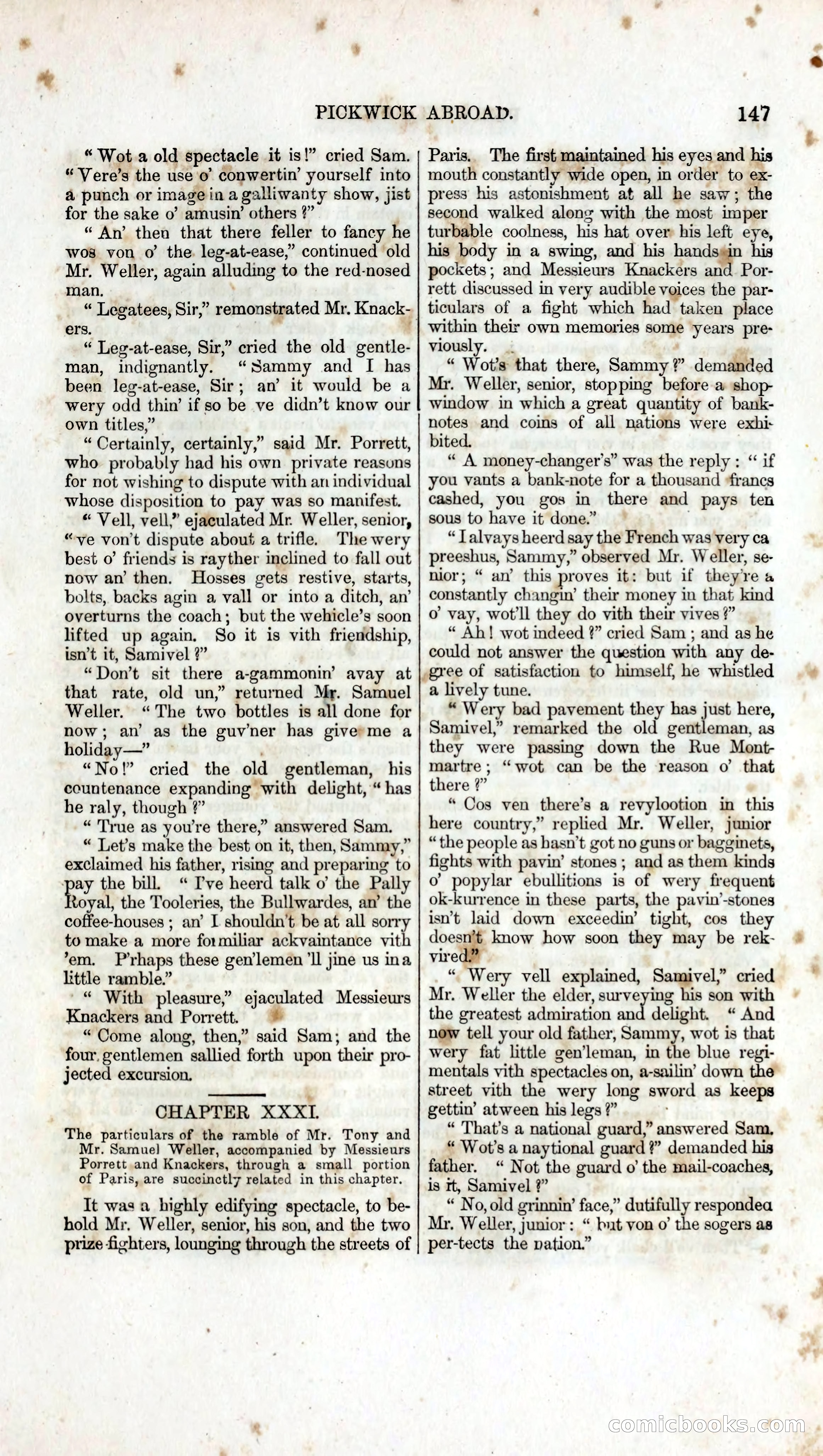 Pickwick Abroad: A Companion to the Pickwick Papers — page 161 of 400