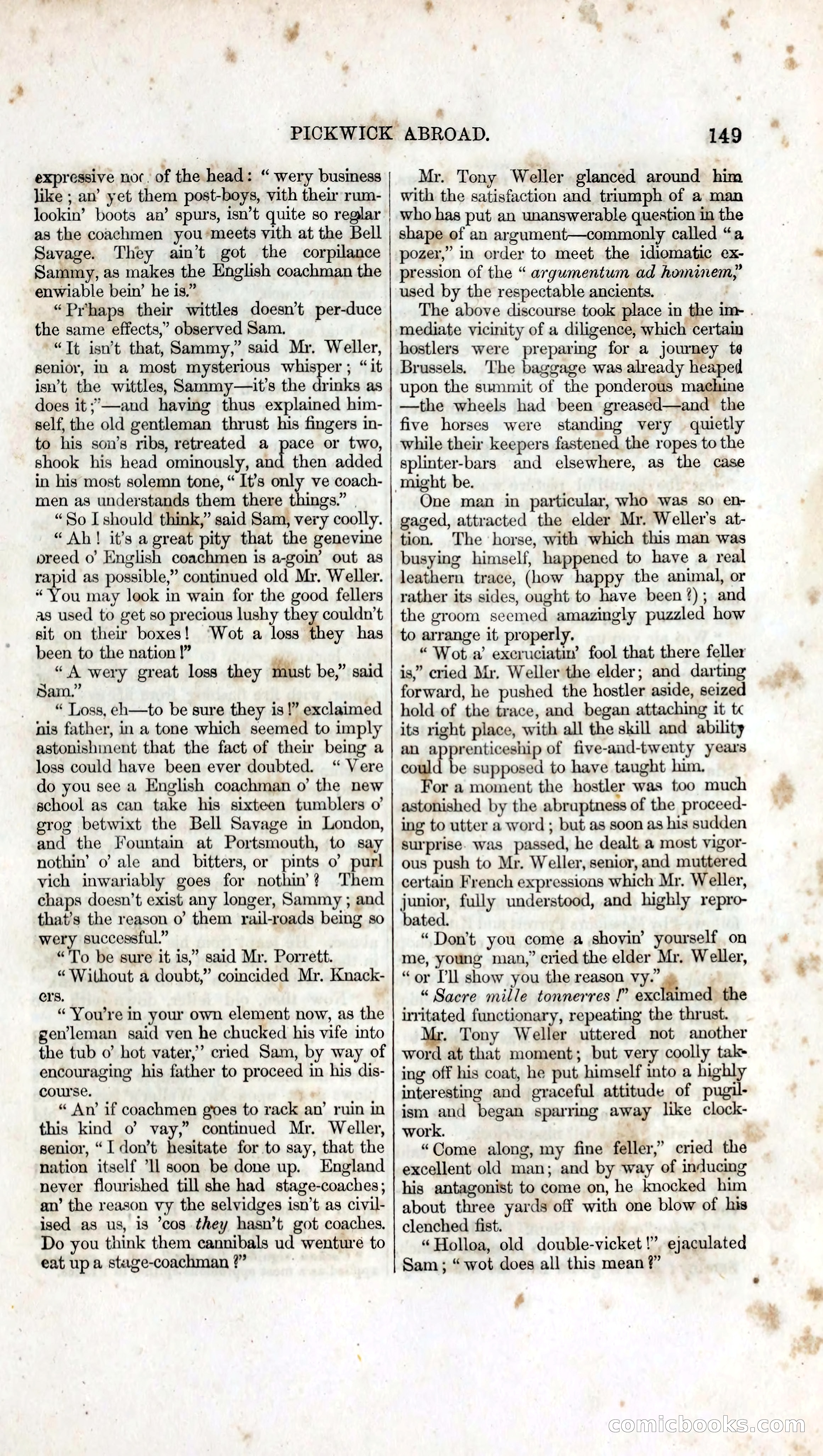 Pickwick Abroad: A Companion to the Pickwick Papers — page 163 of 400